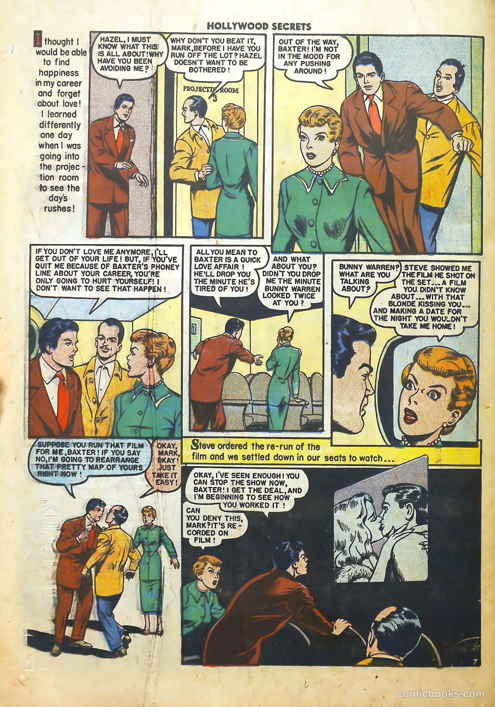 Hollywood Secrets #4 (1950) — page 24 of 36