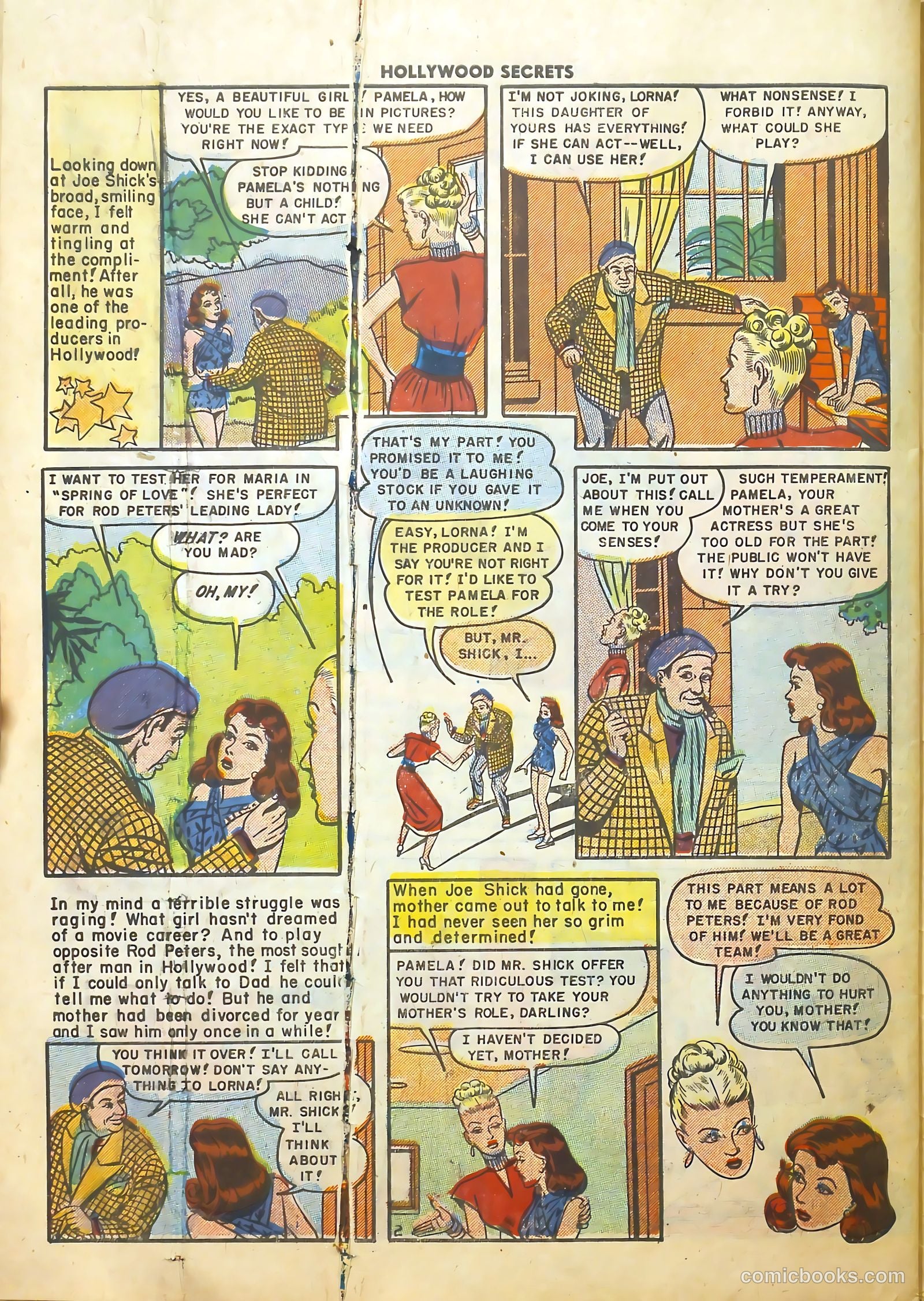 Hollywood Secrets #4 (1950) — page 28 of 36