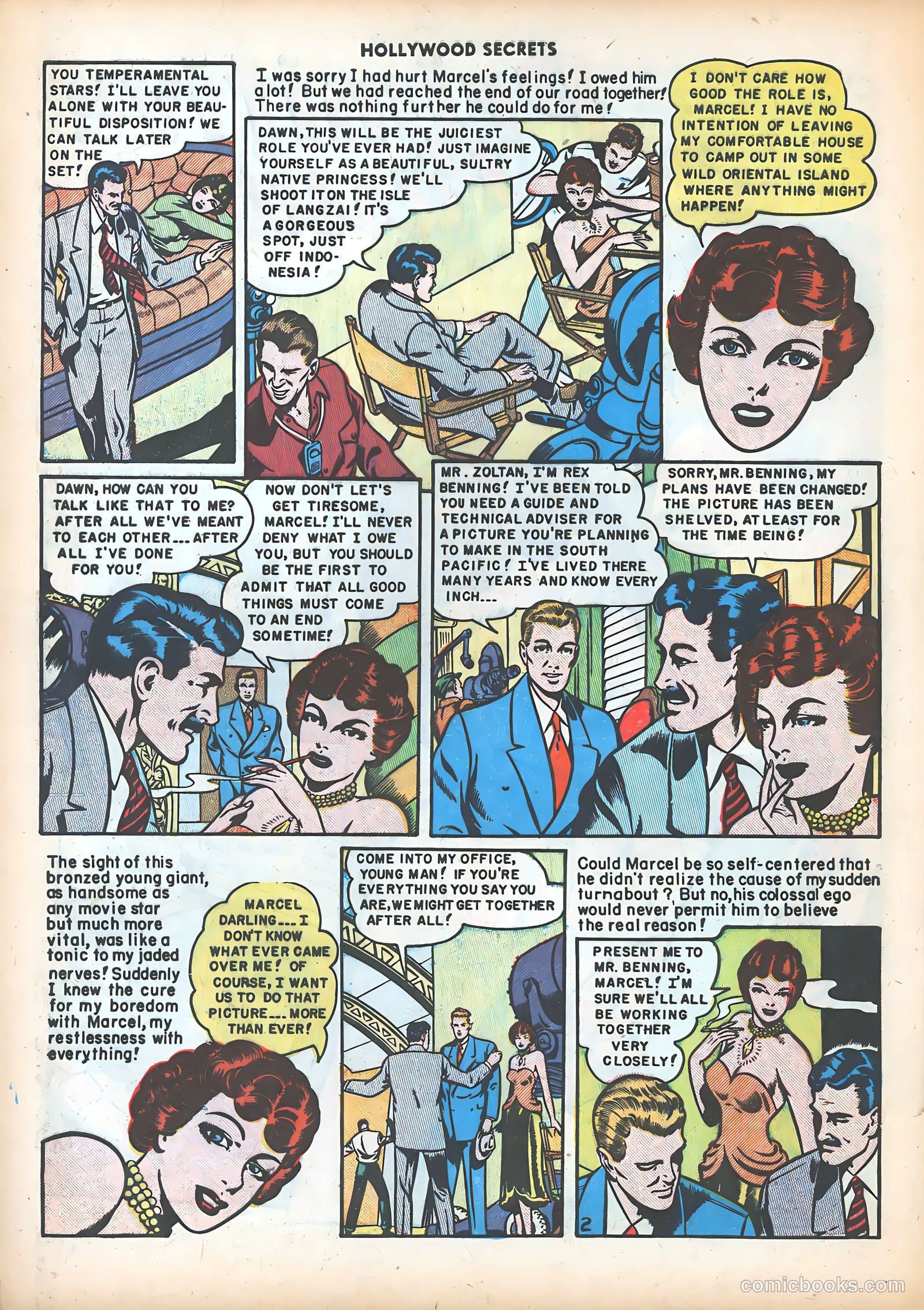 Hollywood Secrets #5 (1950) — page 4 of 36
