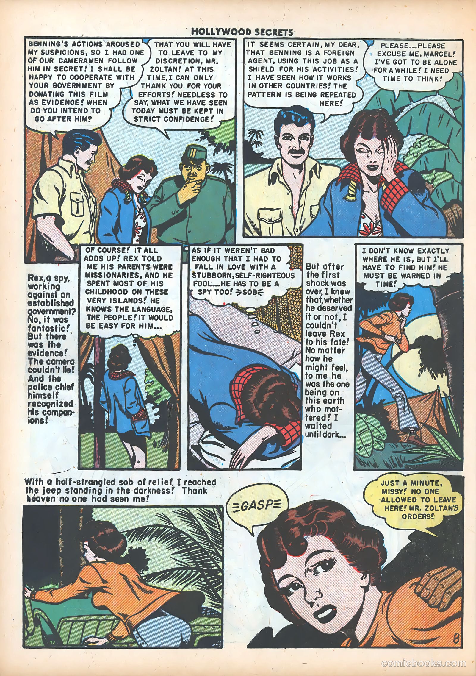 Hollywood Secrets #5 (1950) — page 10 of 36