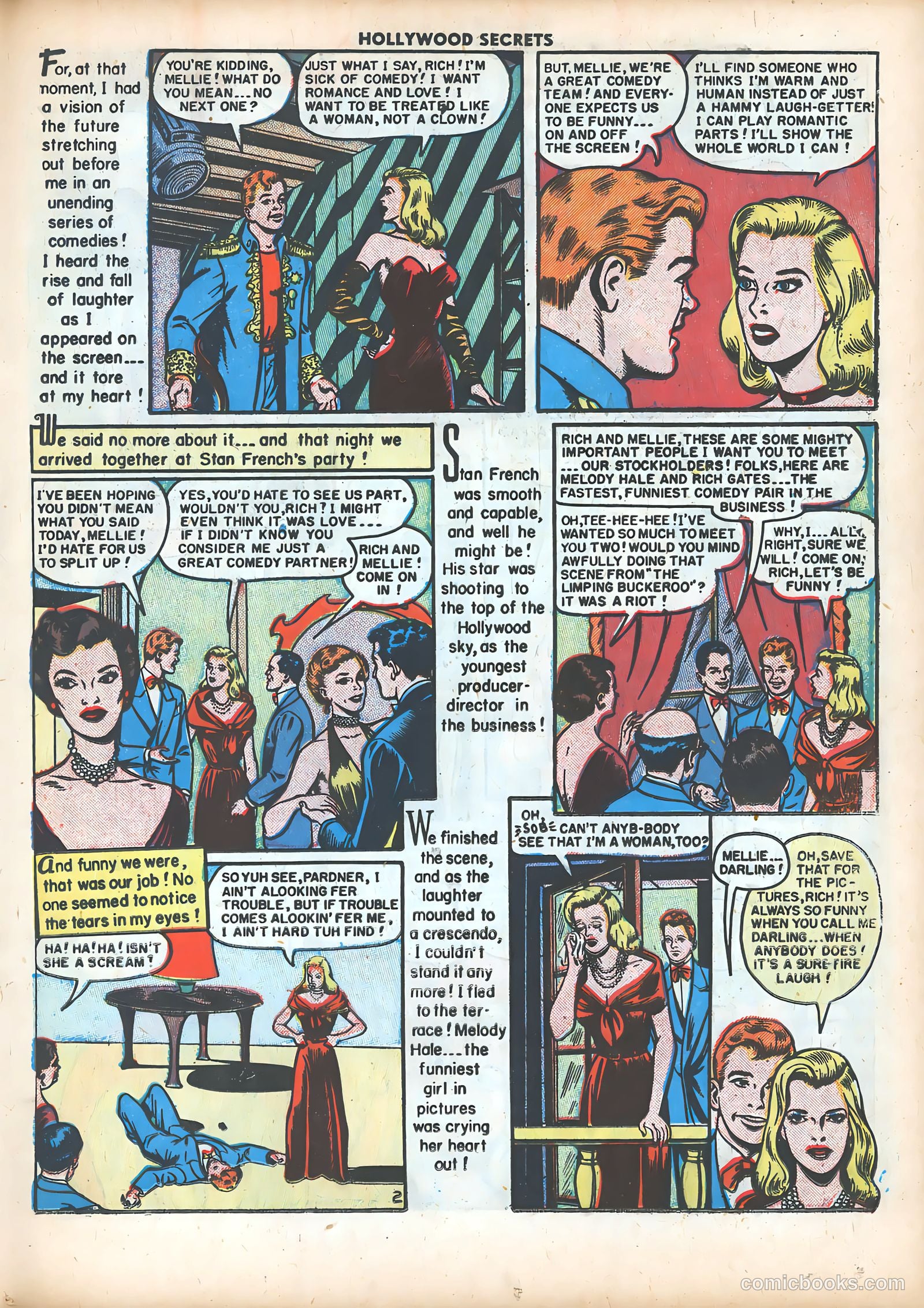 Hollywood Secrets #5 (1950) — page 19 of 36