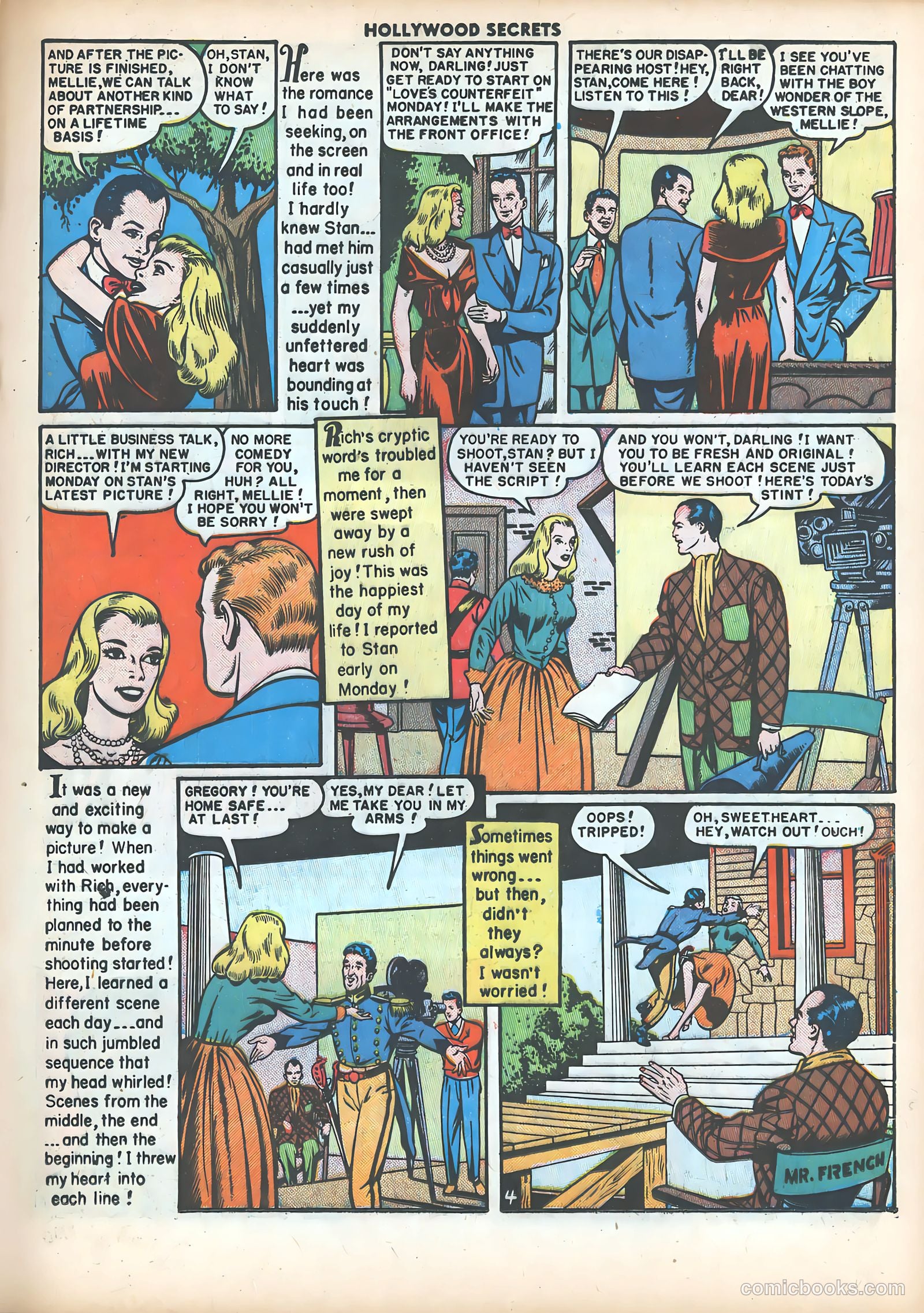 Hollywood Secrets #5 (1950) — page 21 of 36