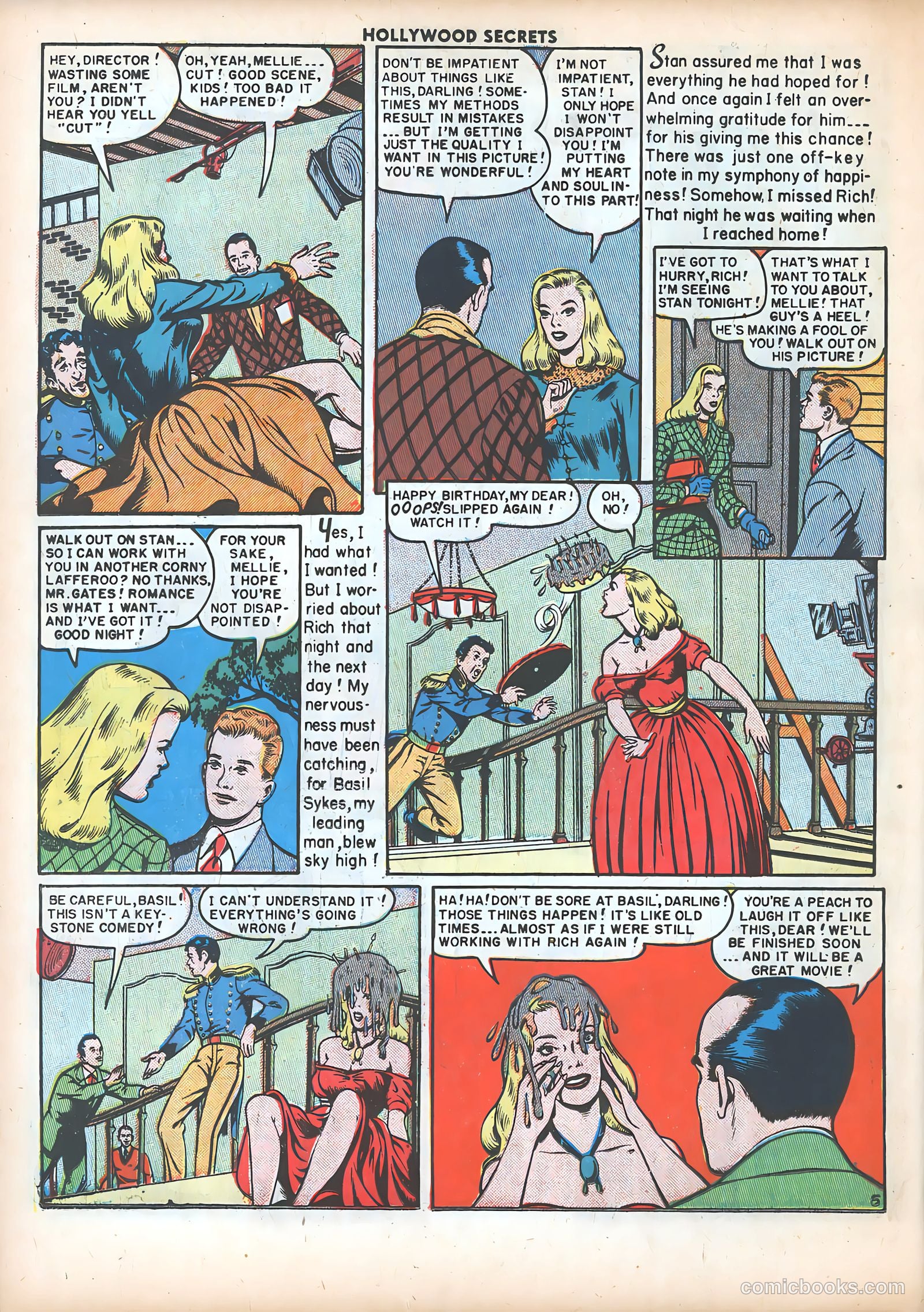 Hollywood Secrets #5 (1950) — page 22 of 36