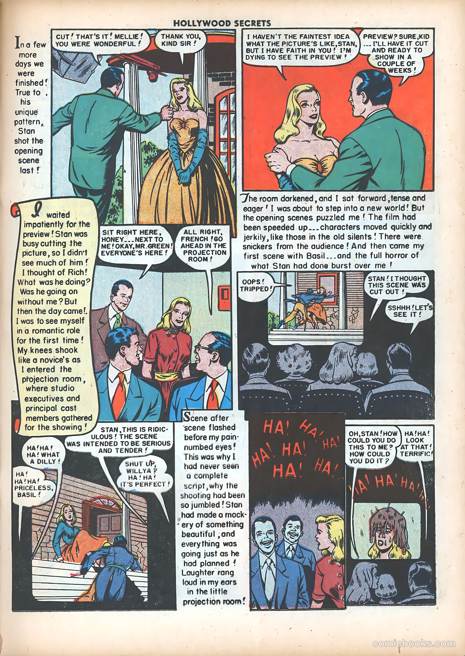 Hollywood Secrets #5 (1950) — page 23 of 36