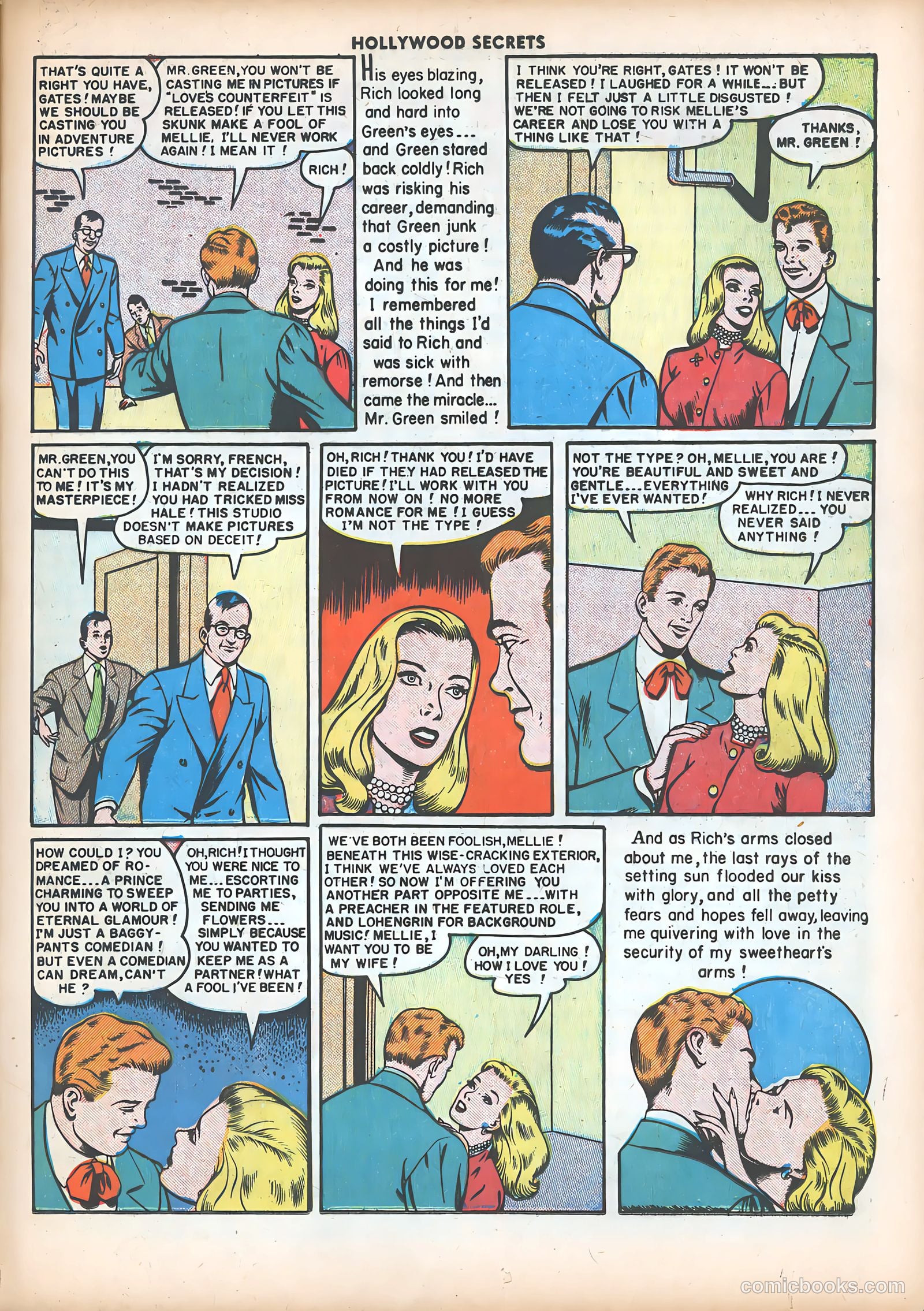 Hollywood Secrets #5 (1950) — page 25 of 36