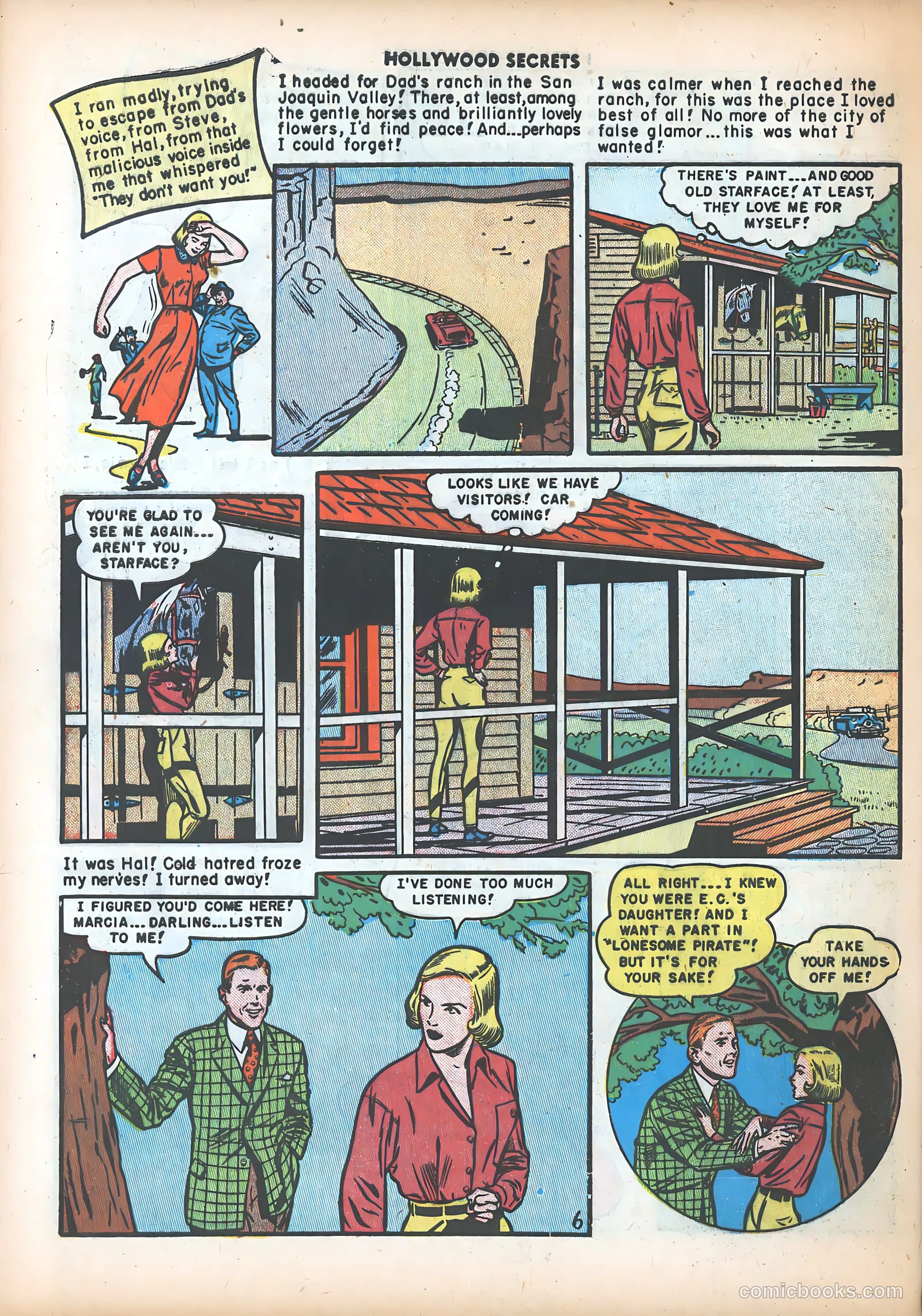 Hollywood Secrets #5 (1950) — page 32 of 36