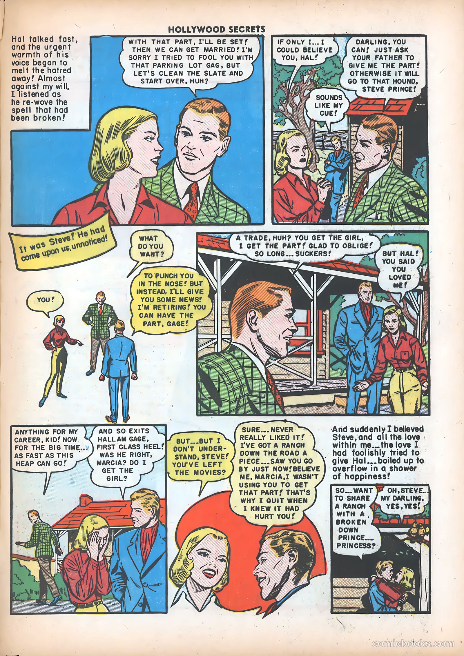 Hollywood Secrets #5 (1950) — page 33 of 36