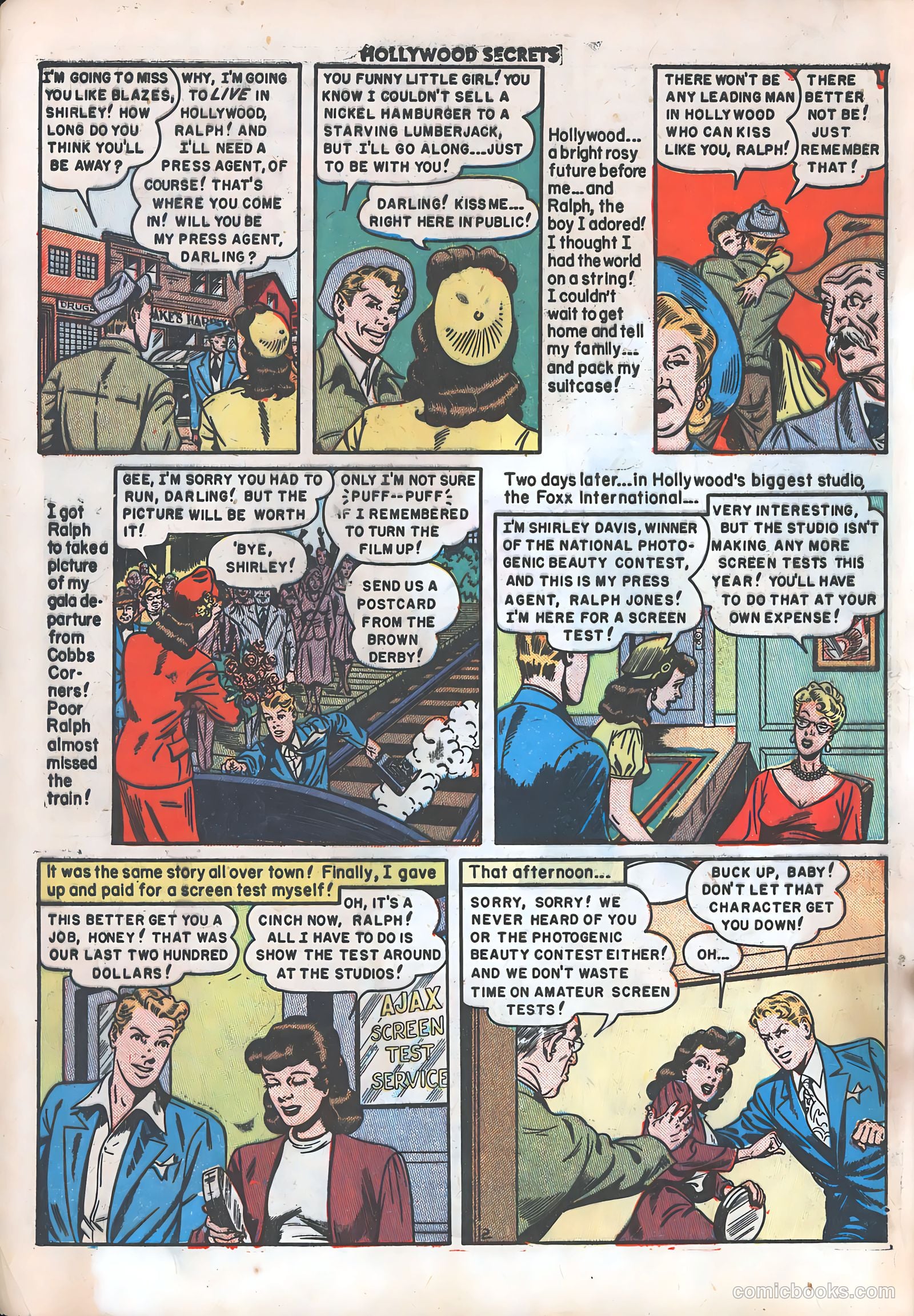 Hollywood Secrets #6 (1950) — page 4 of 51