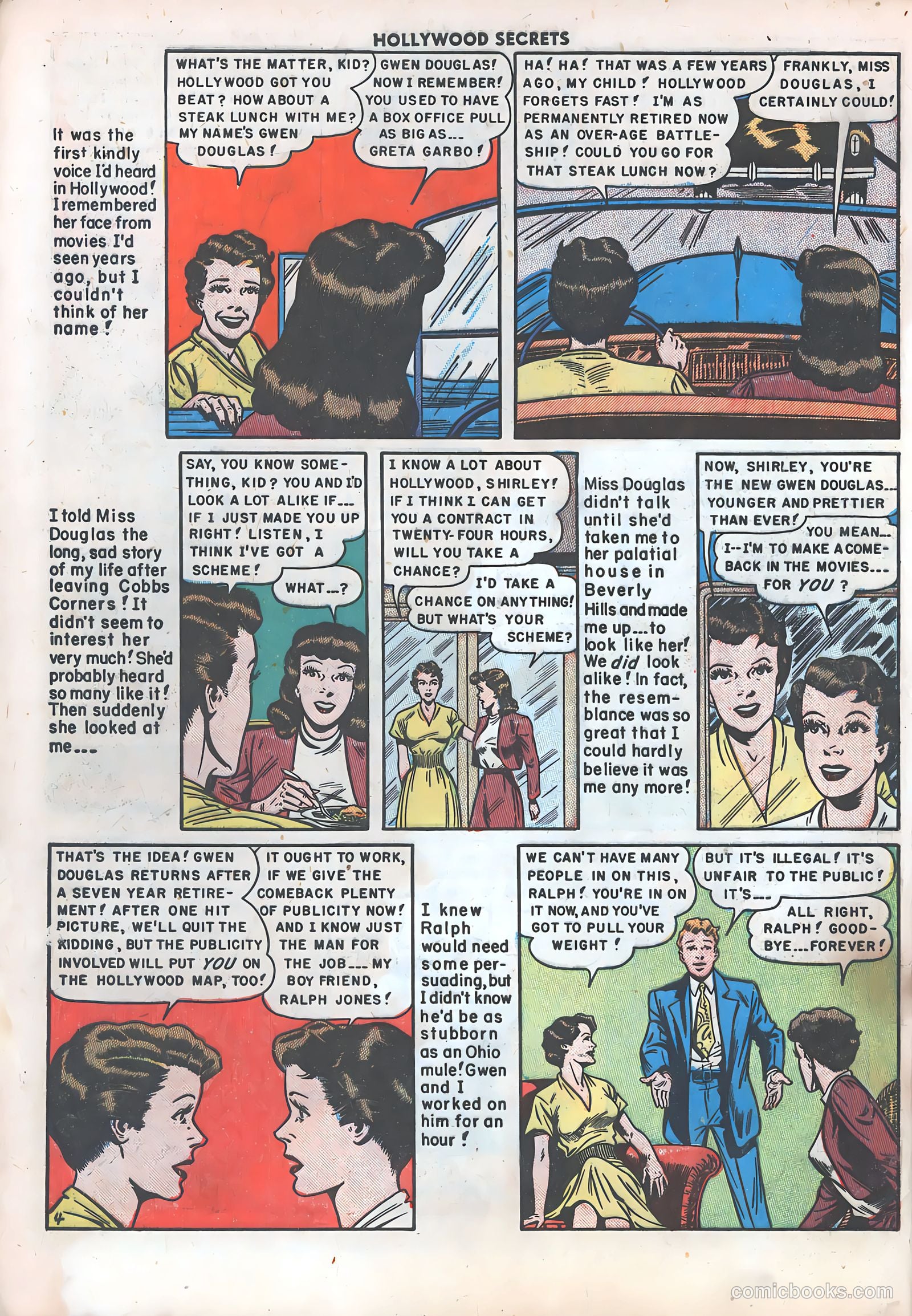 Hollywood Secrets #6 (1950) — page 6 of 51