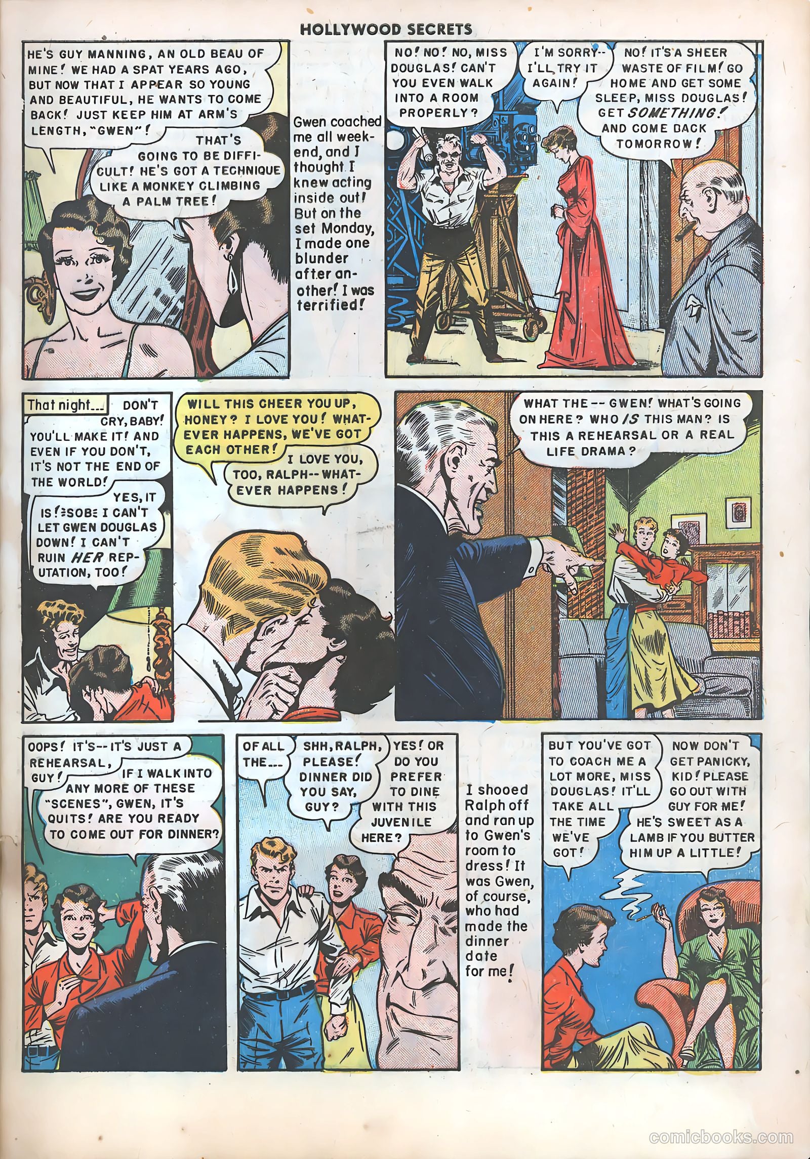 Hollywood Secrets #6 (1950) — page 9 of 51