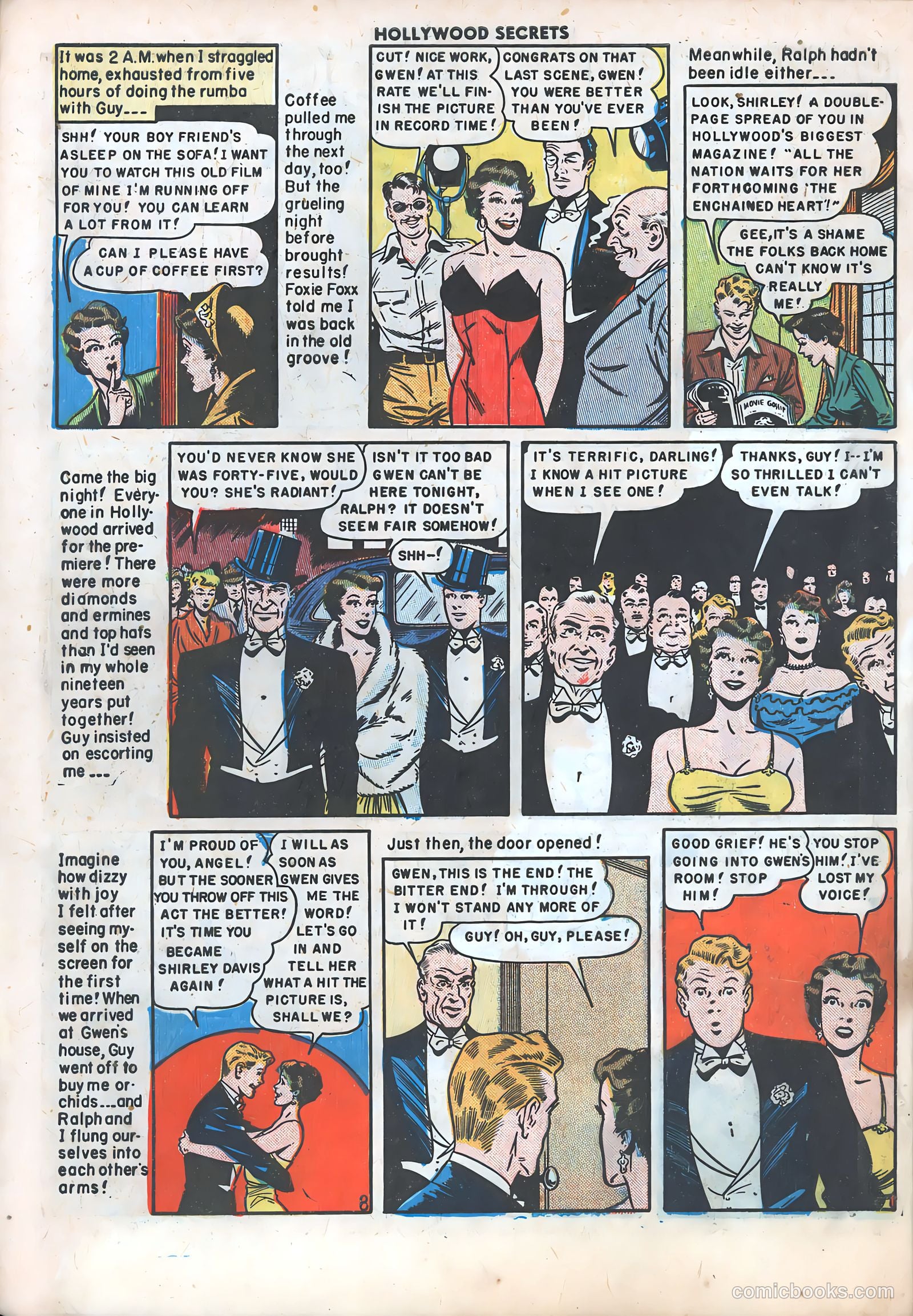 Hollywood Secrets #6 (1950) — page 10 of 51
