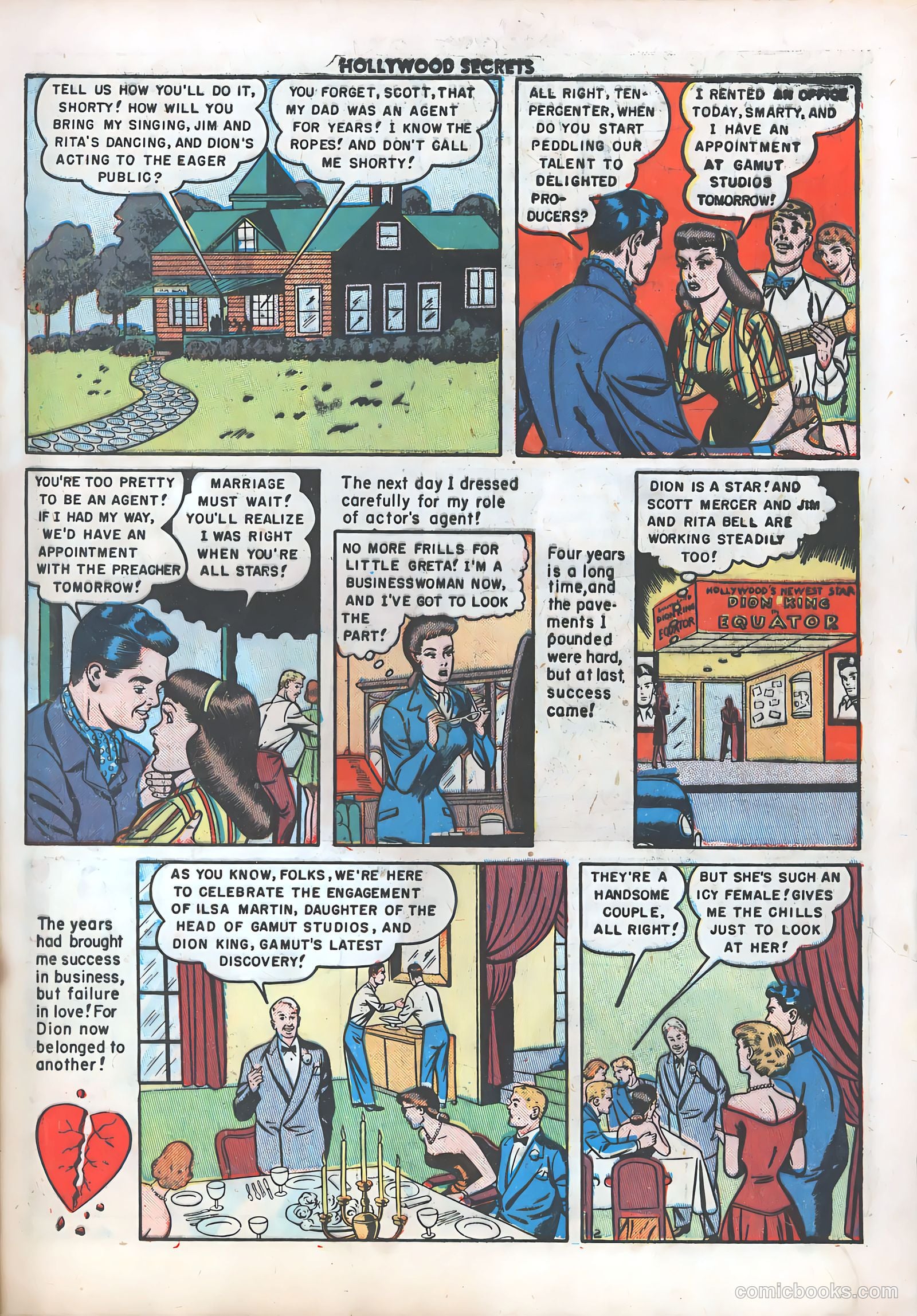 Hollywood Secrets #6 (1950) — page 13 of 51