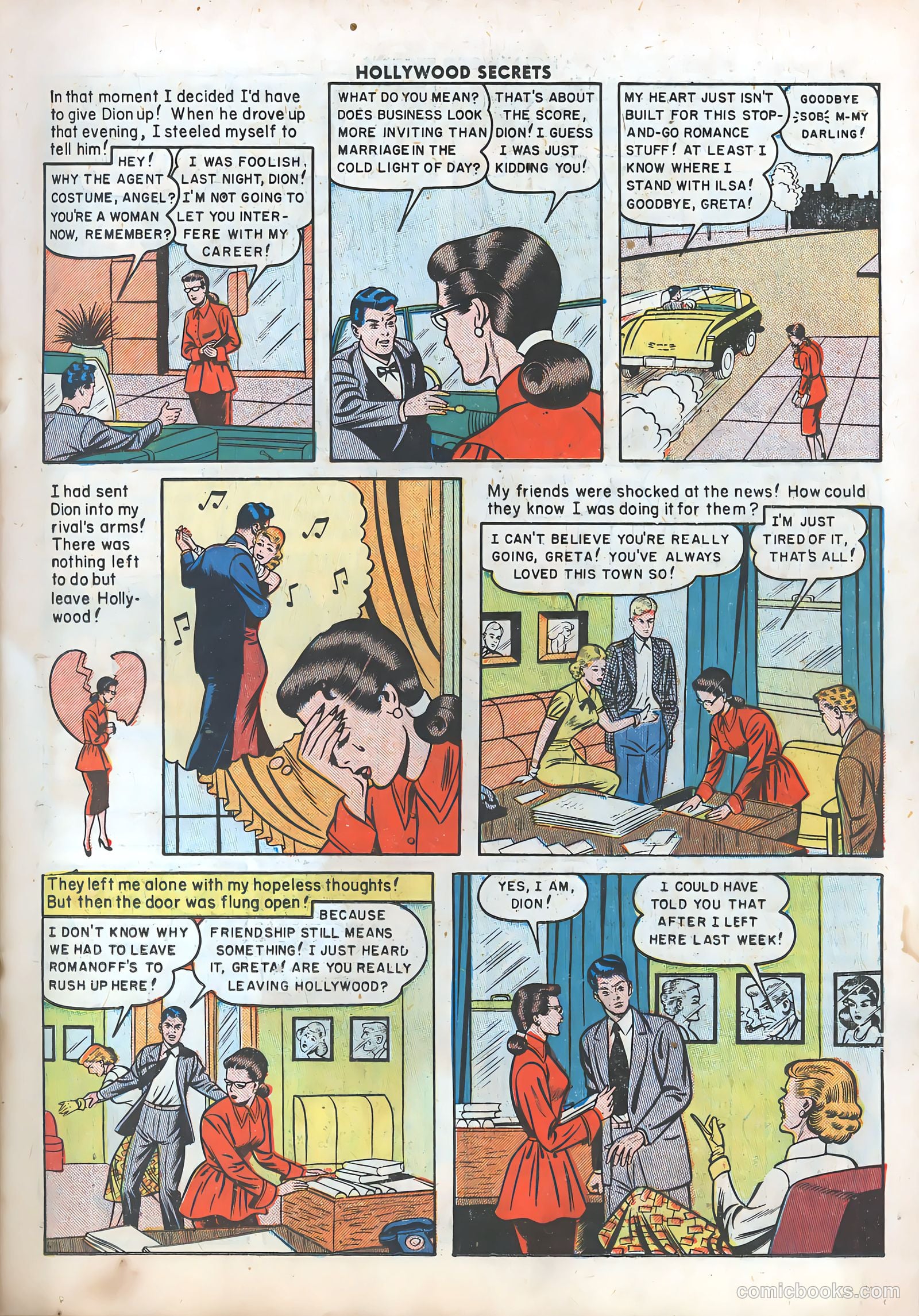 Hollywood Secrets #6 (1950) — page 17 of 51
