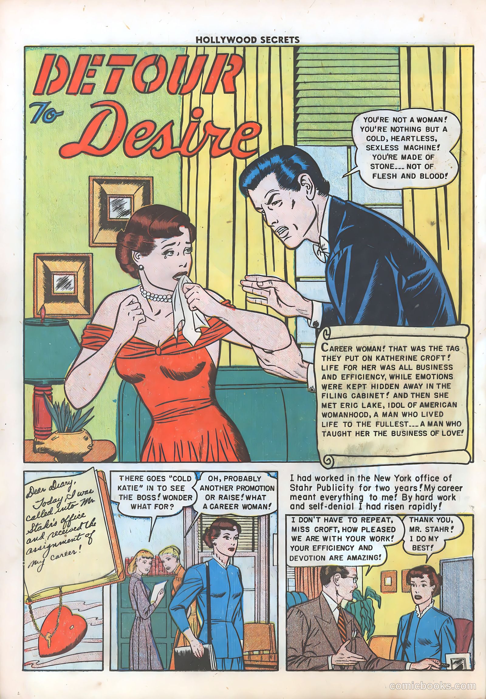 Hollywood Secrets #6 (1950) — page 20 of 51
