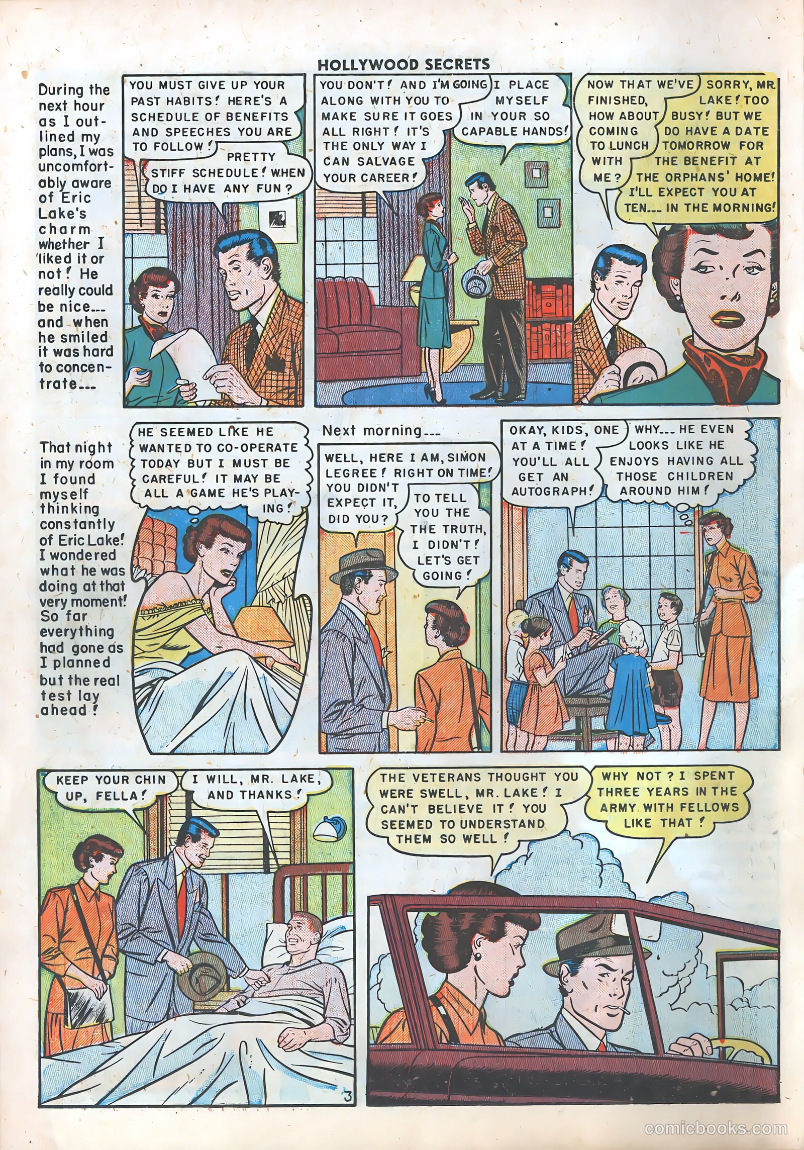 Hollywood Secrets #6 (1950) — page 22 of 51