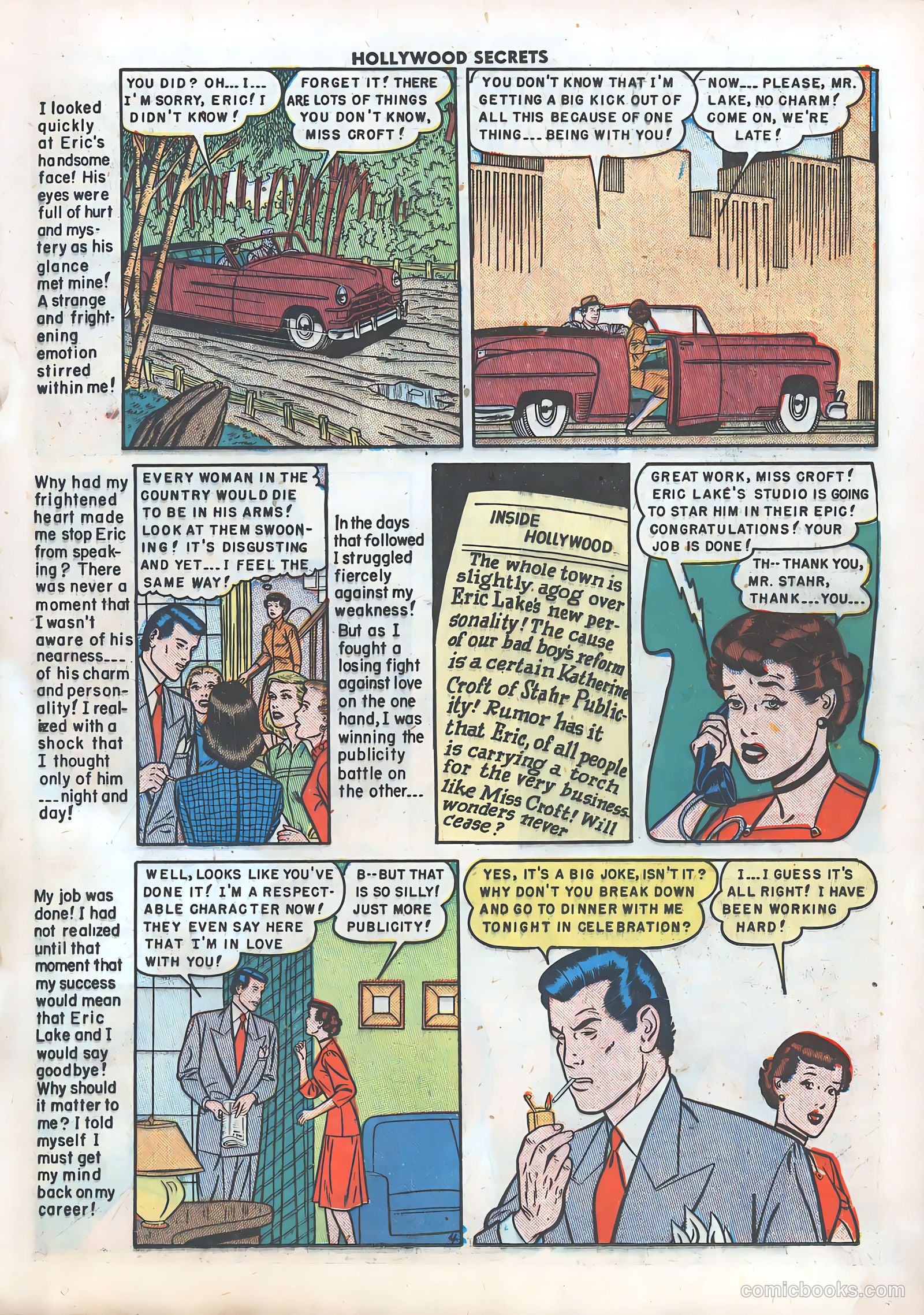 Hollywood Secrets #6 (1950) — page 23 of 51
