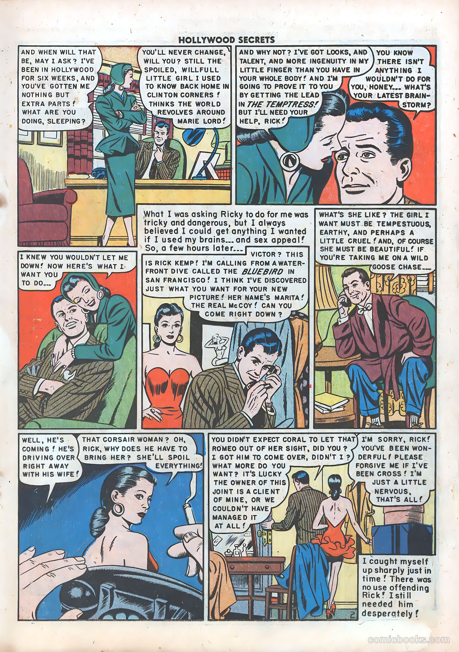 Hollywood Secrets #6 (1950) — page 28 of 51