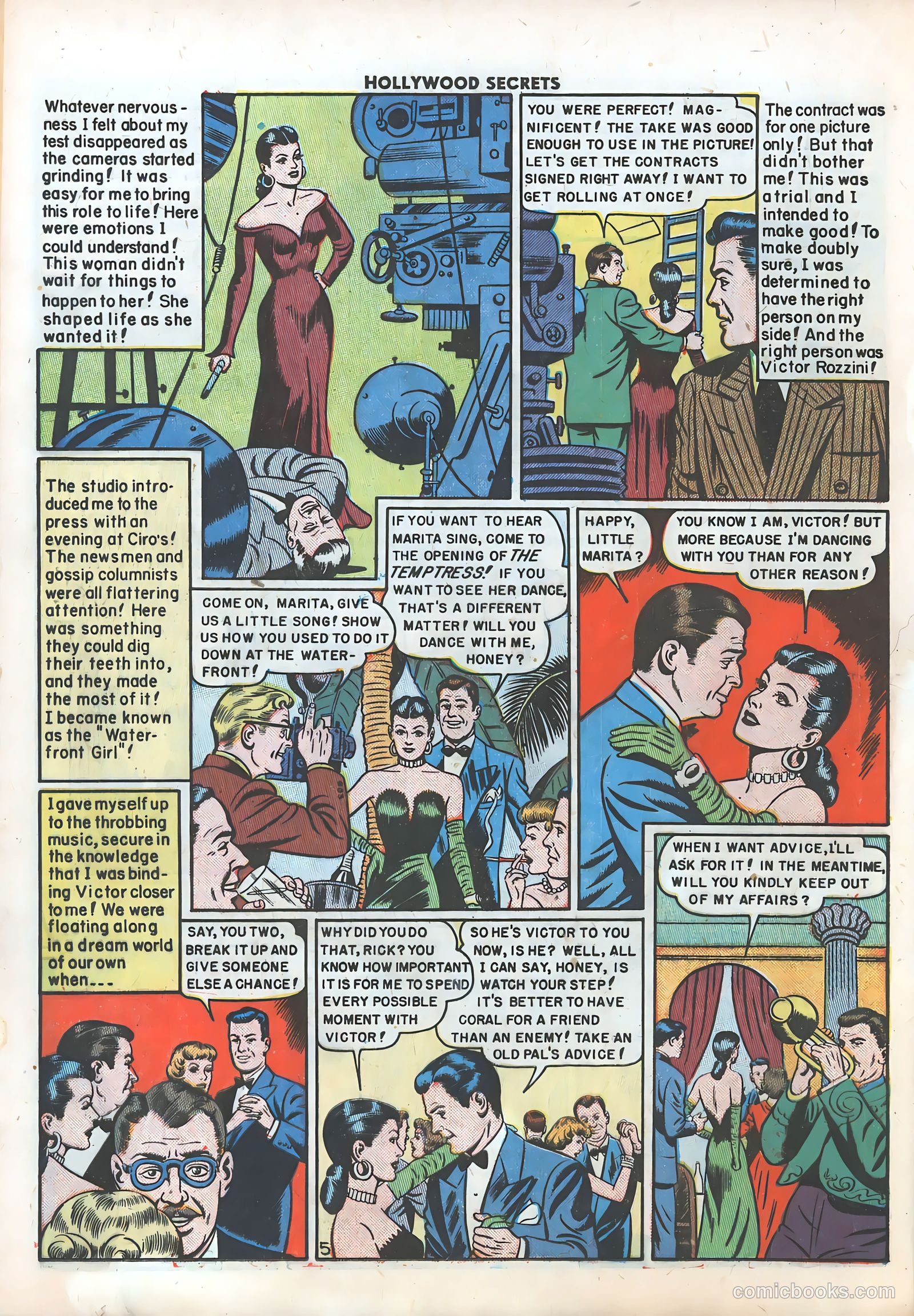 Hollywood Secrets #6 (1950) — page 31 of 51