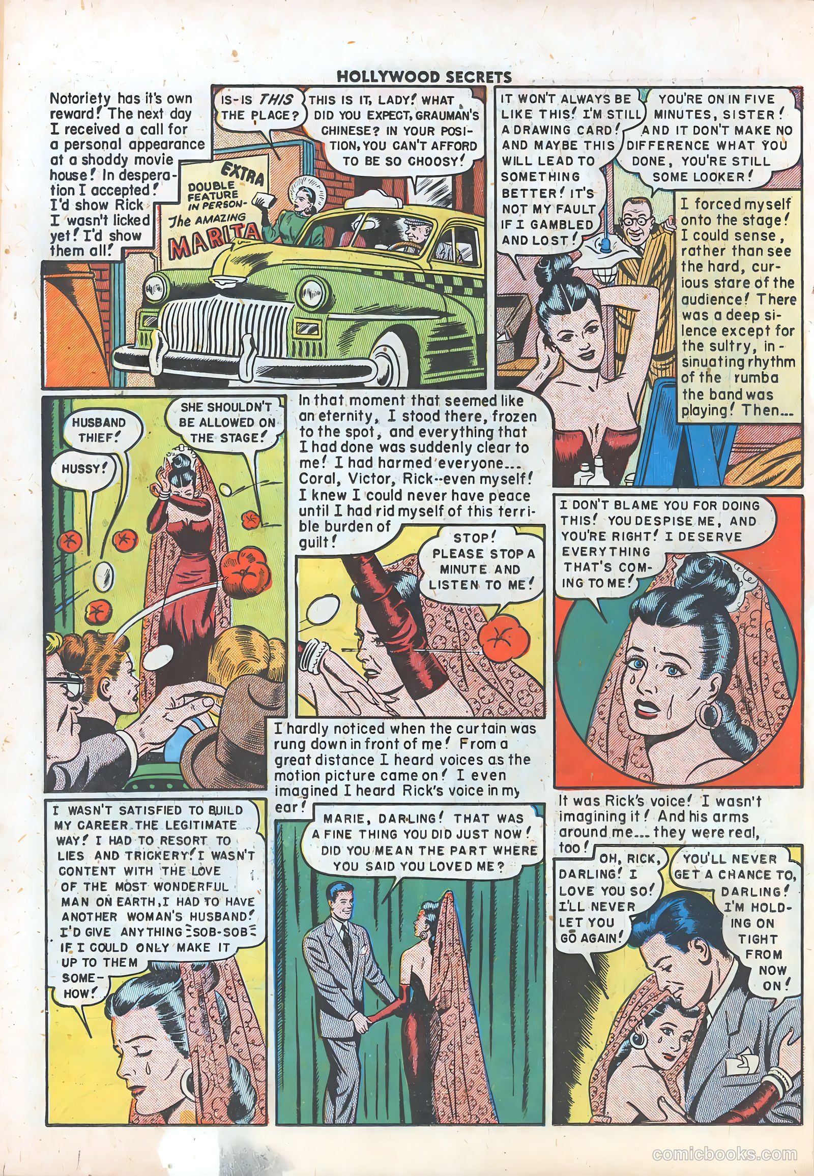 Hollywood Secrets #6 (1950) — page 35 of 51