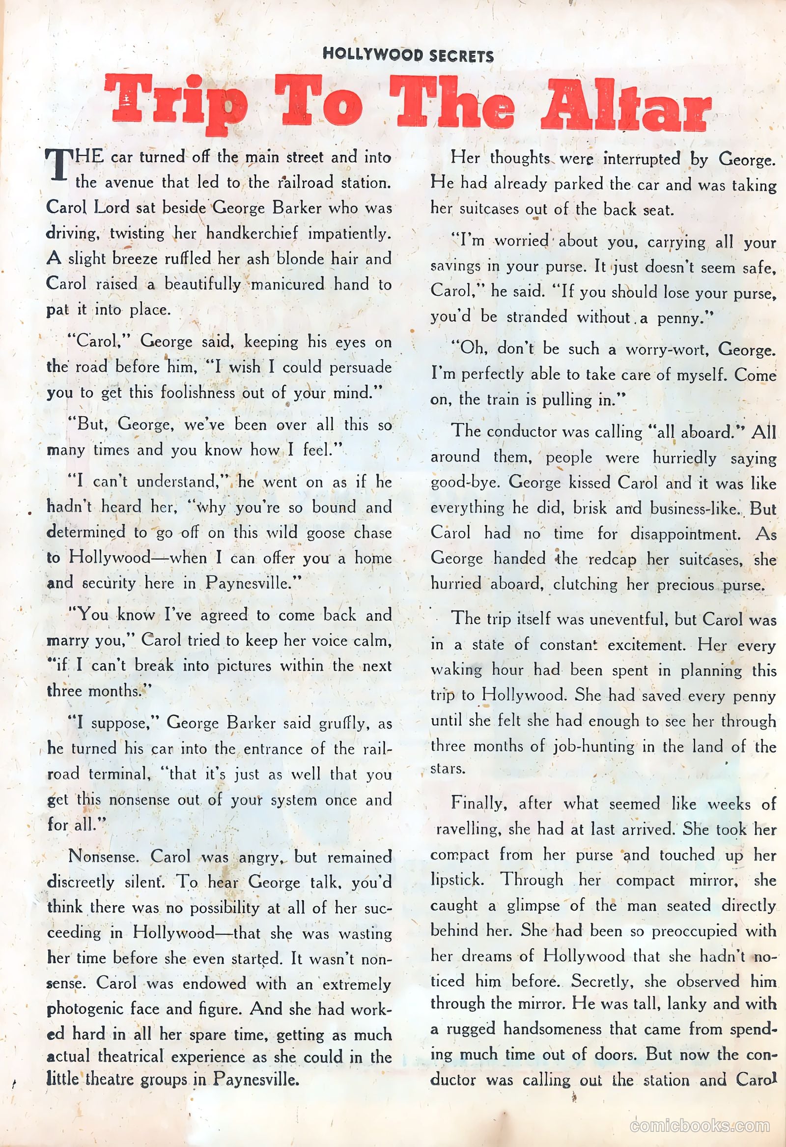 Hollywood Secrets #6 (1950) — page 37 of 51