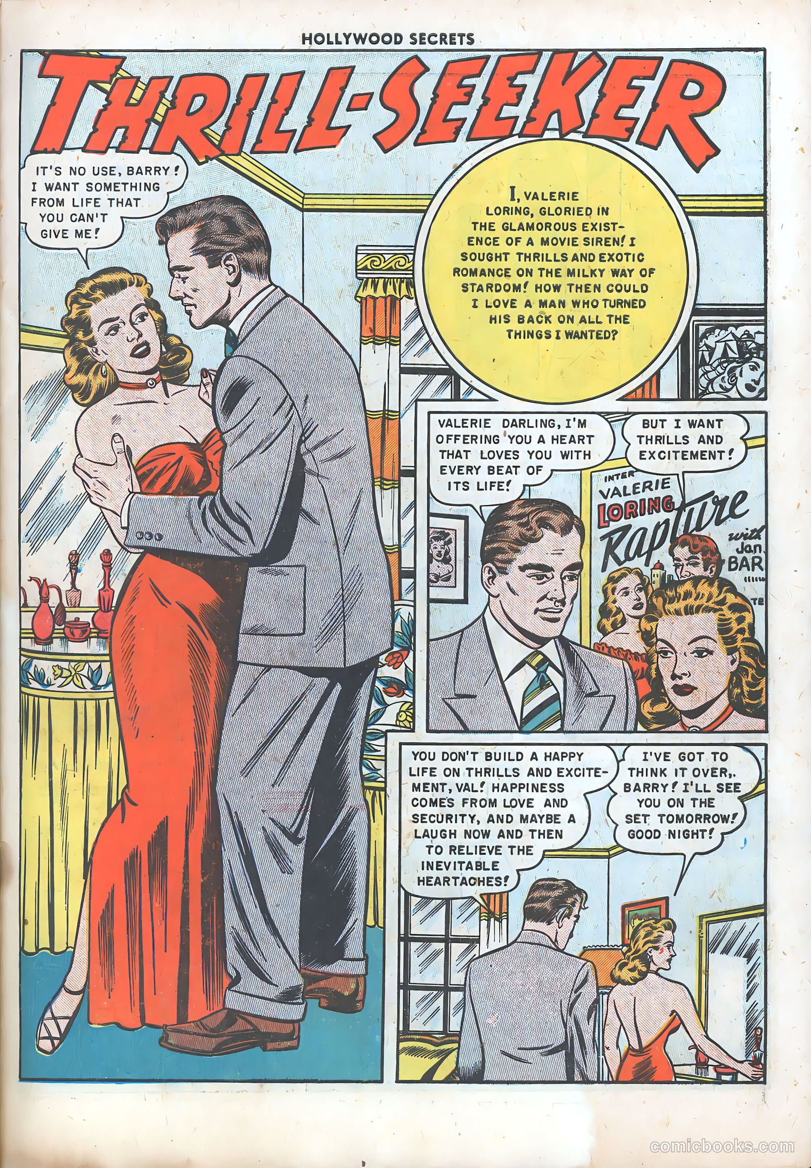 Hollywood Secrets #6 (1950) — page 40 of 51