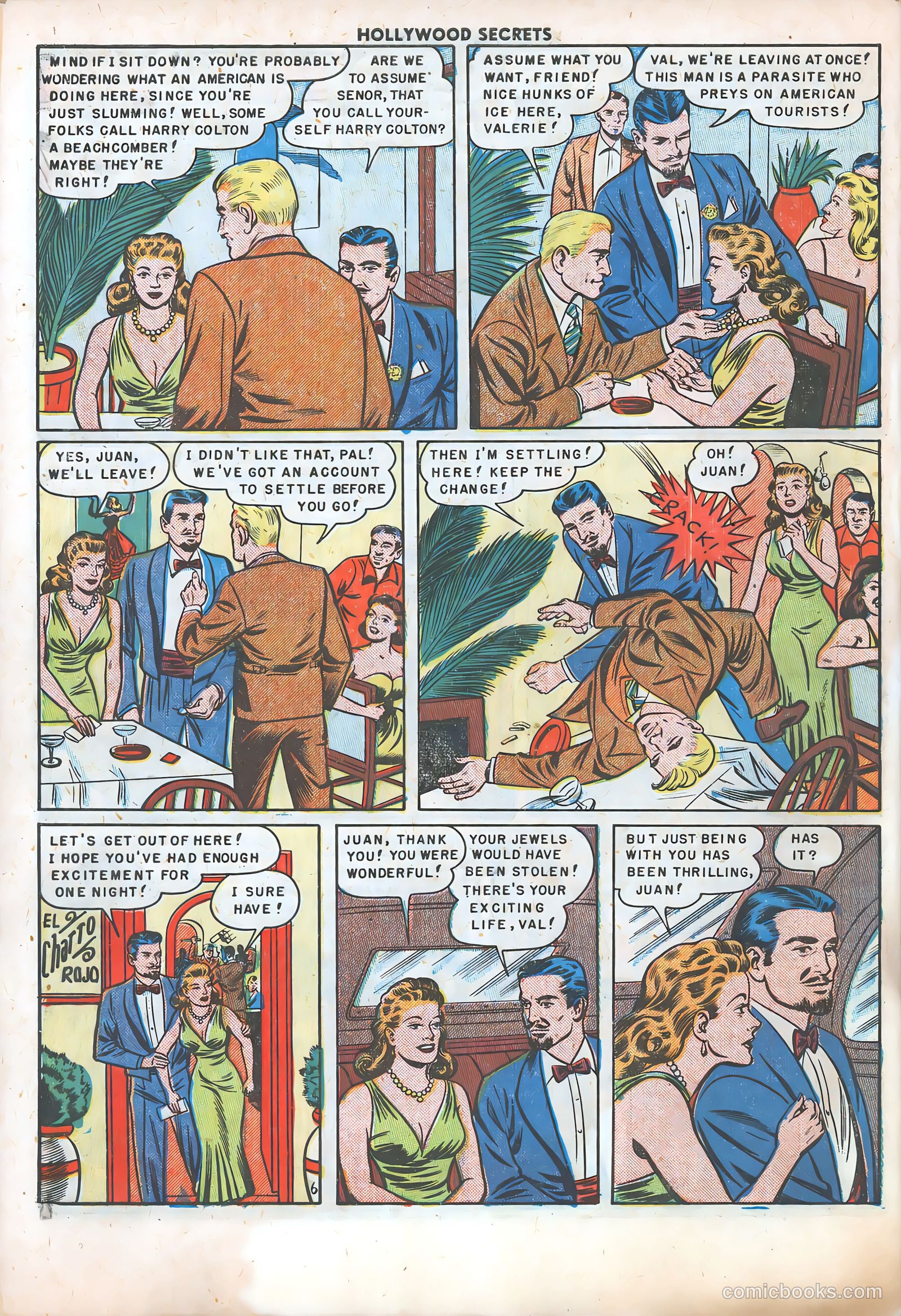 Hollywood Secrets #6 (1950) — page 45 of 51