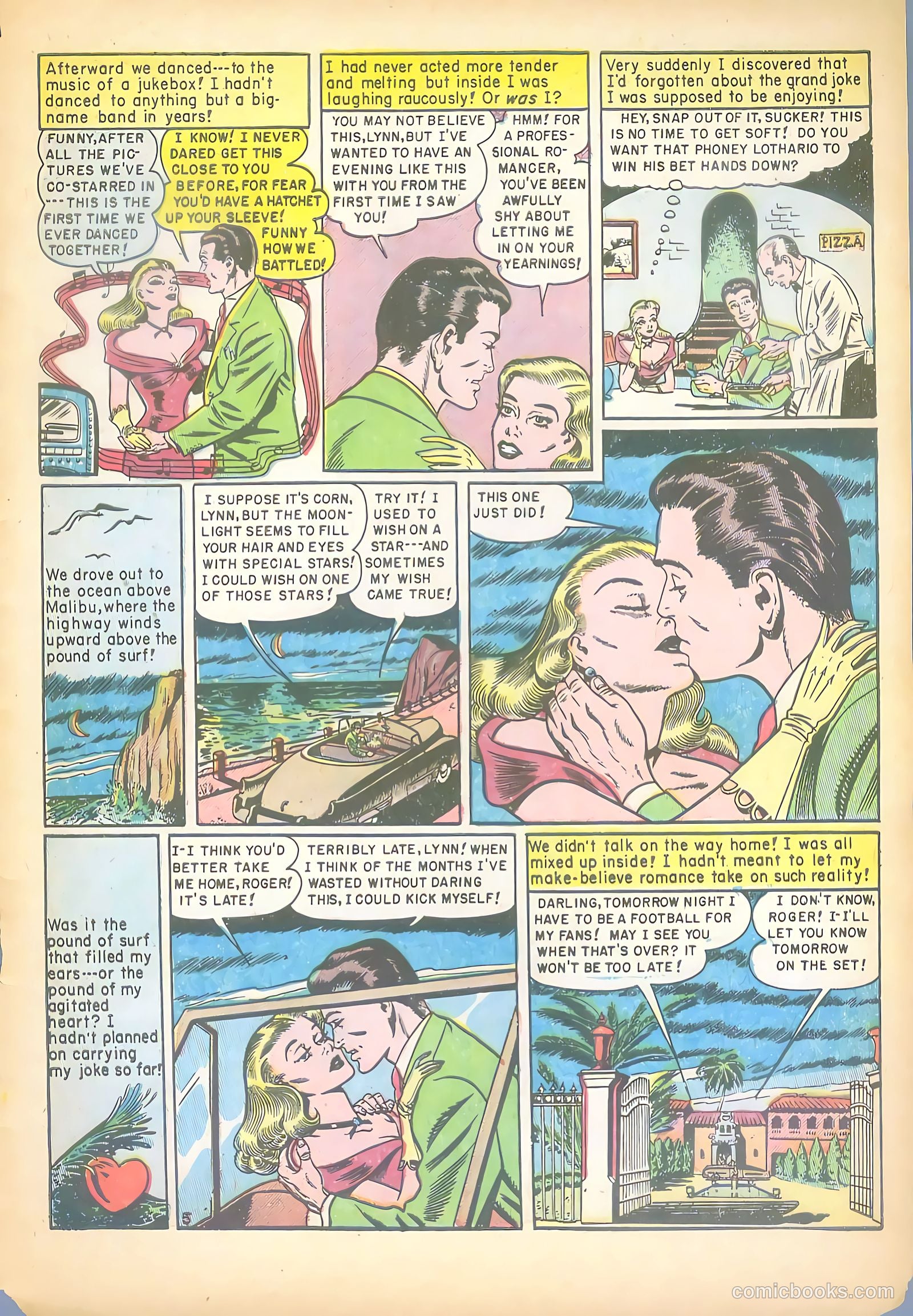 Hollywood Secrets of Romance #9 (1958) — page 7 of 36