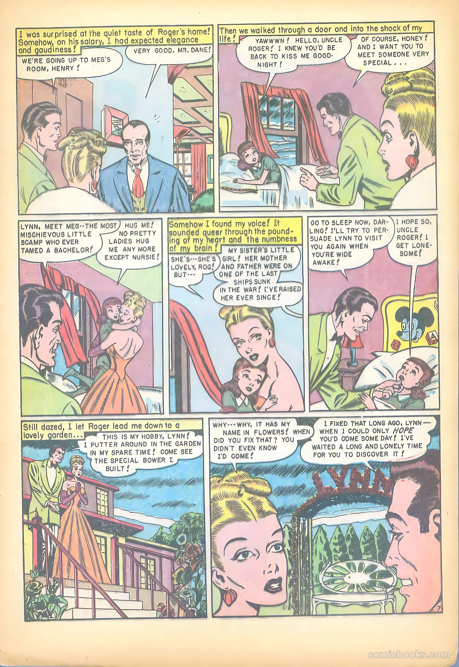 Hollywood Secrets of Romance #9 (1958) — page 9 of 36