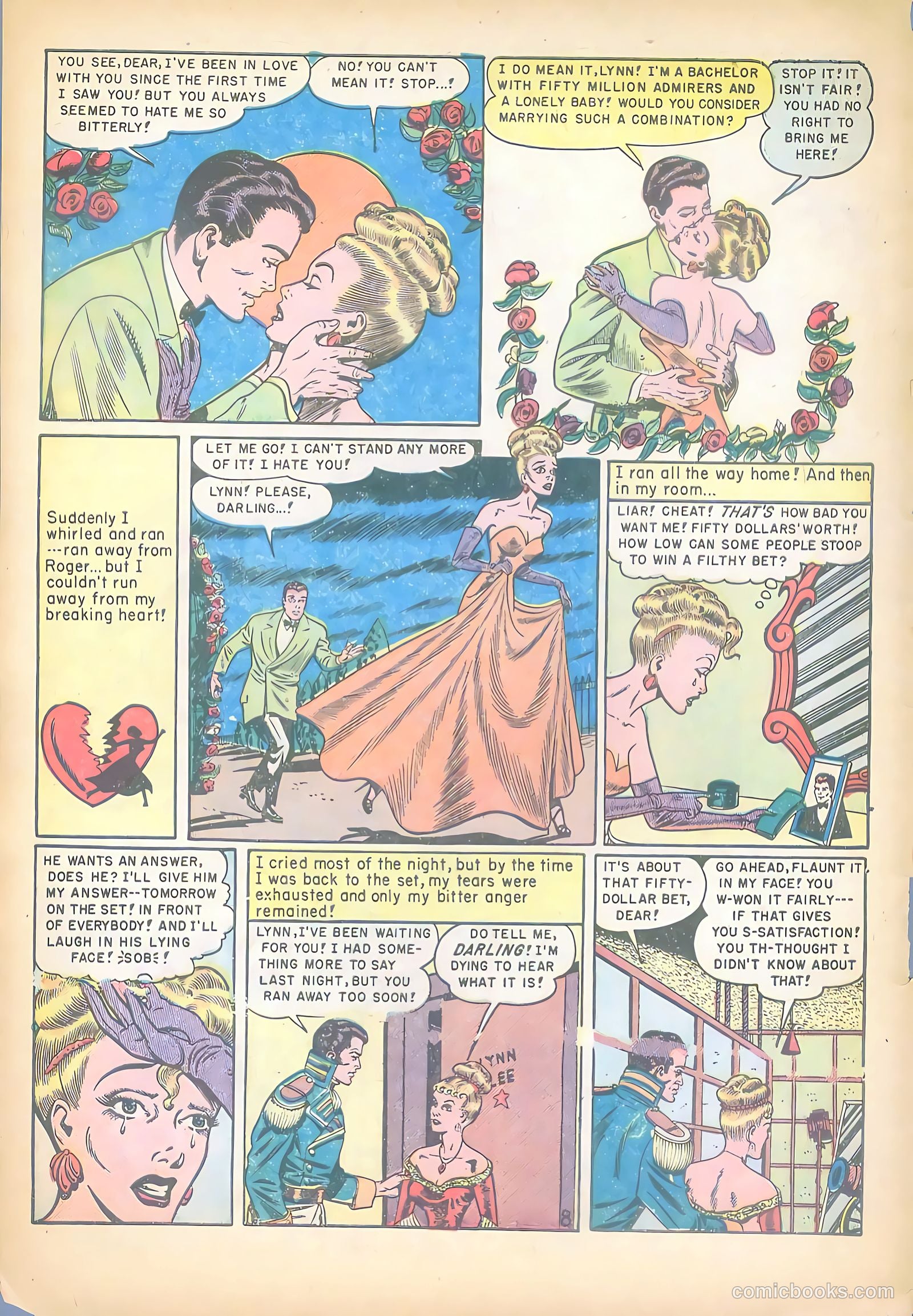 Hollywood Secrets of Romance #9 (1958) — page 10 of 36