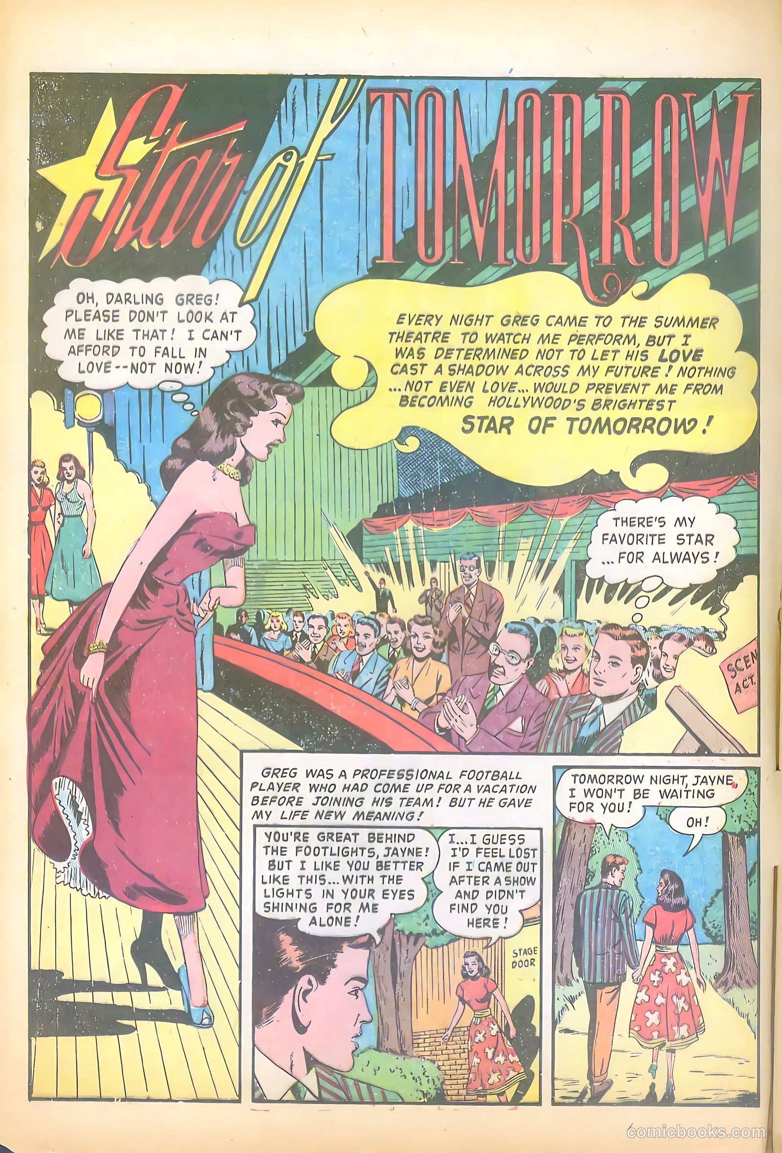 Hollywood Secrets of Romance #9 (1958) — page 12 of 36