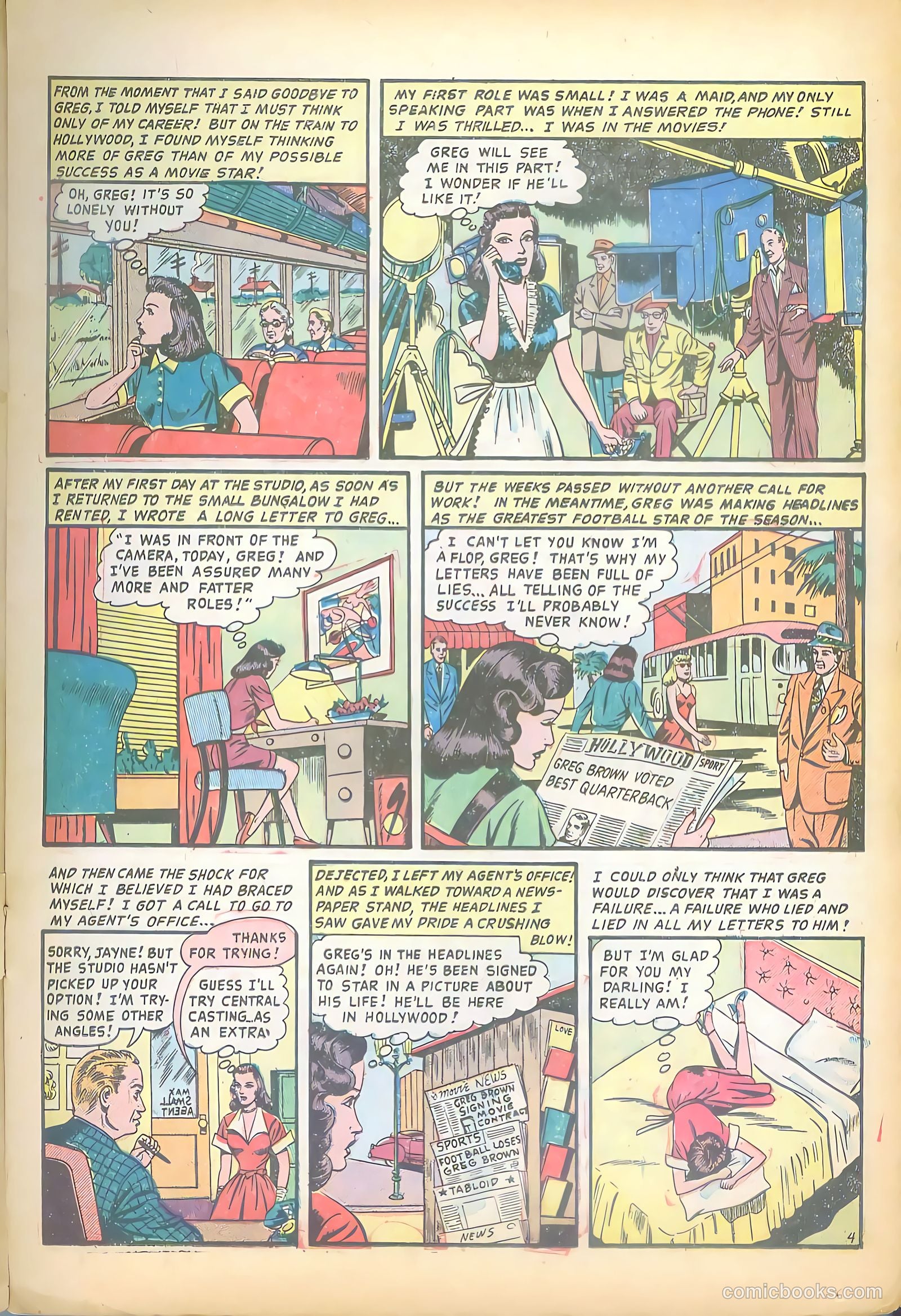 Hollywood Secrets of Romance #9 (1958) — page 15 of 36