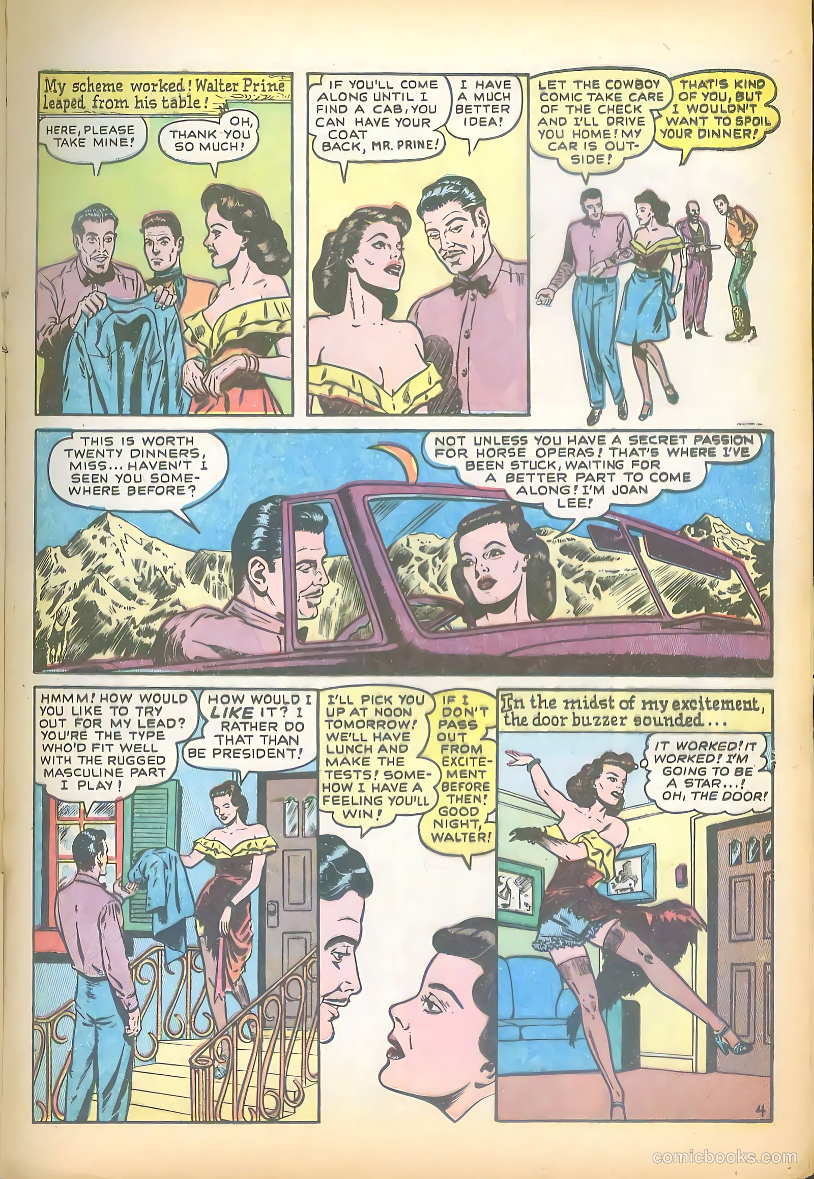Hollywood Secrets of Romance #9 (1958) — page 21 of 36