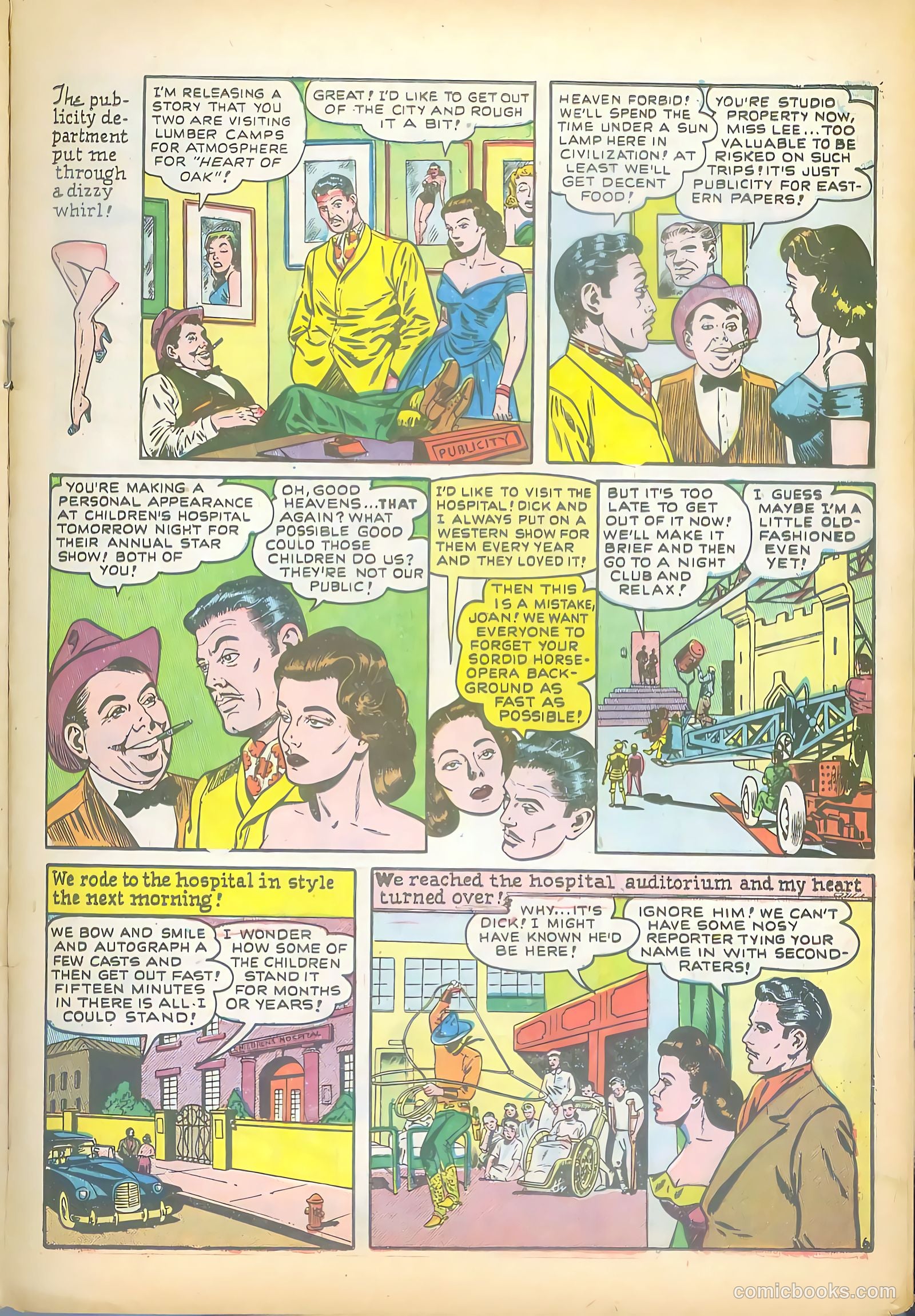 Hollywood Secrets of Romance #9 (1958) — page 23 of 36