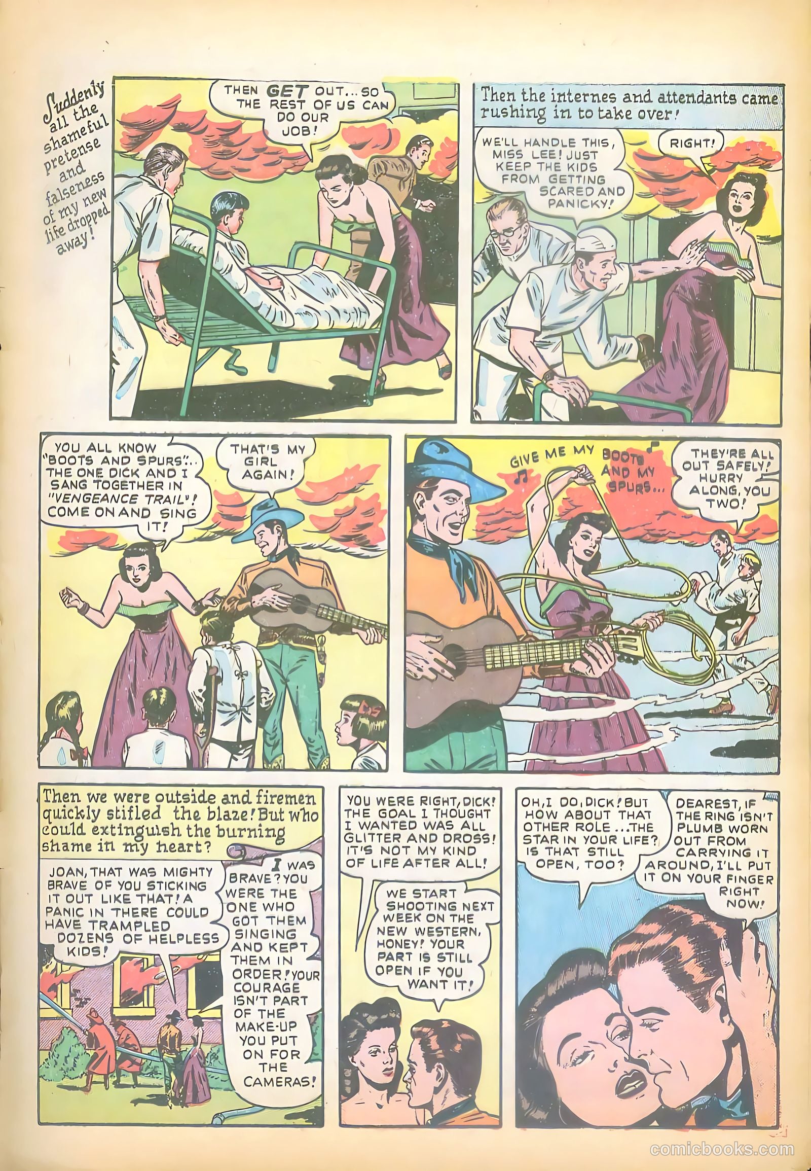 Hollywood Secrets of Romance #9 (1958) — page 25 of 36