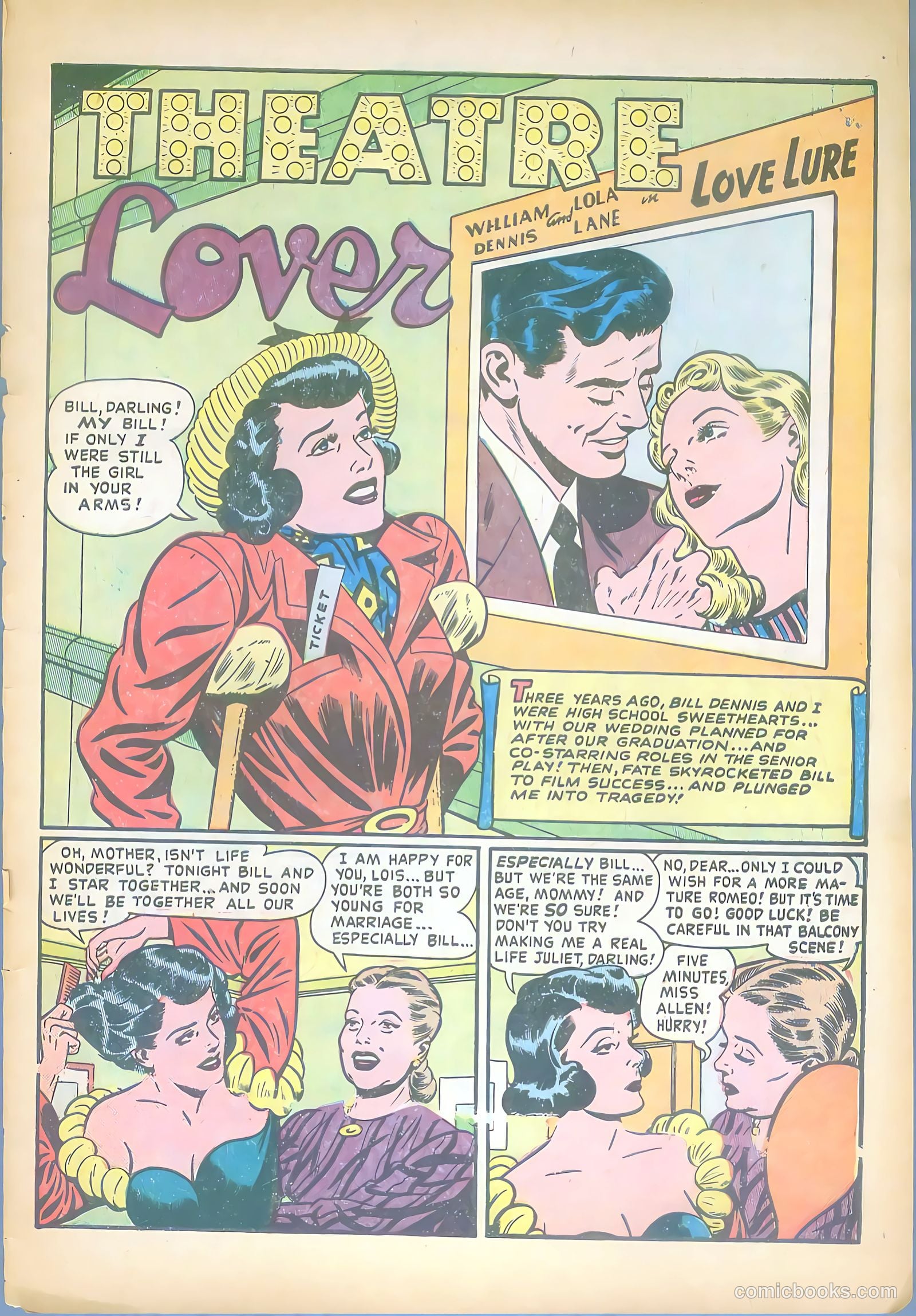 Hollywood Secrets of Romance #9 (1958) — page 27 of 36