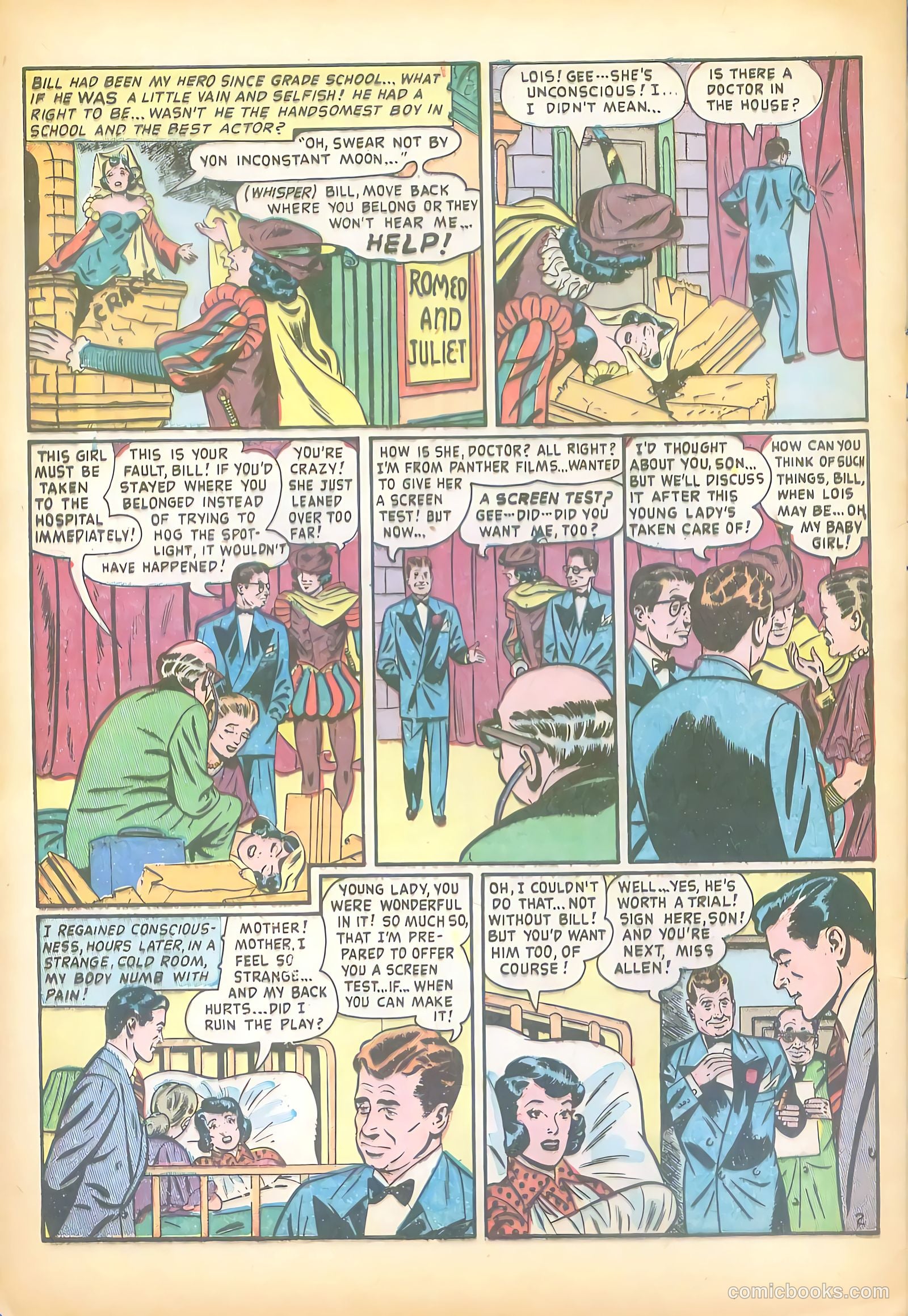 Hollywood Secrets of Romance #9 (1958) — page 28 of 36