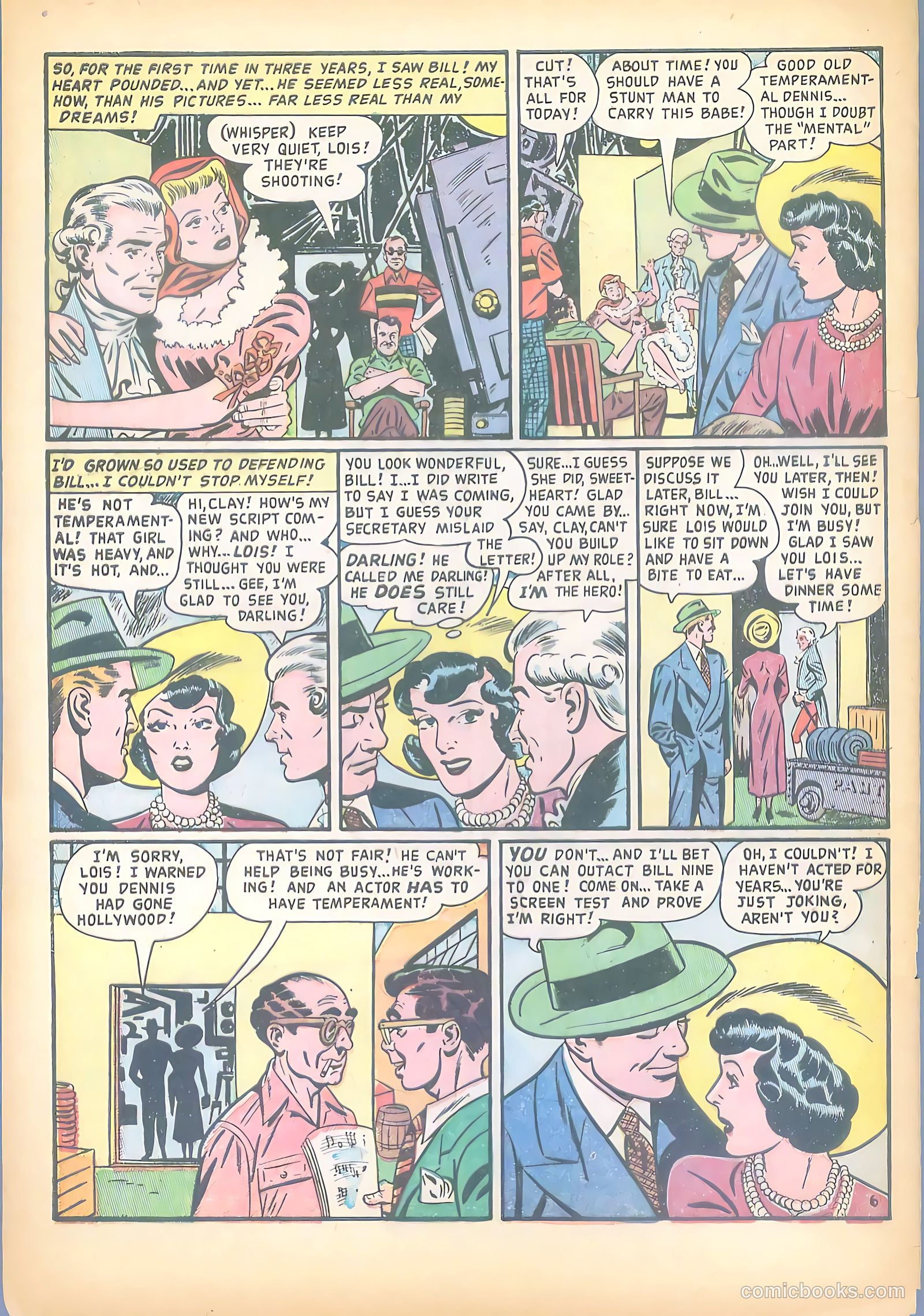 Hollywood Secrets of Romance #9 (1958) — page 32 of 36
