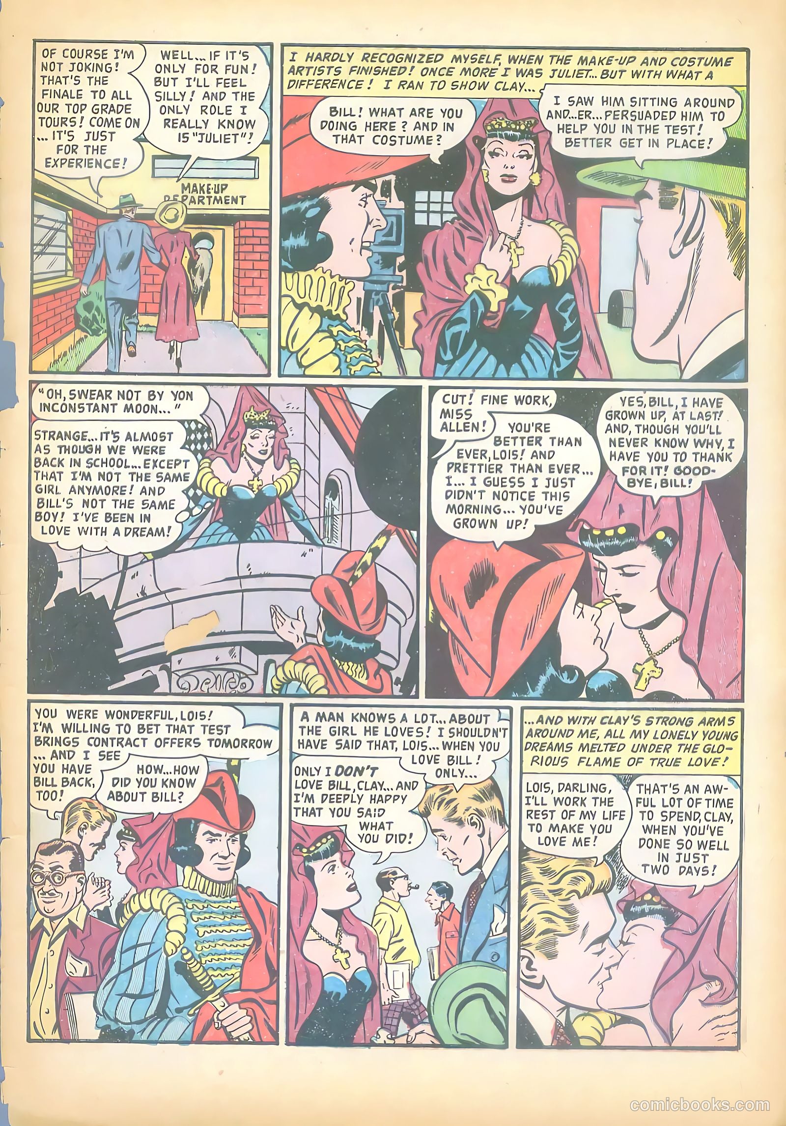 Hollywood Secrets of Romance #9 (1958) — page 33 of 36