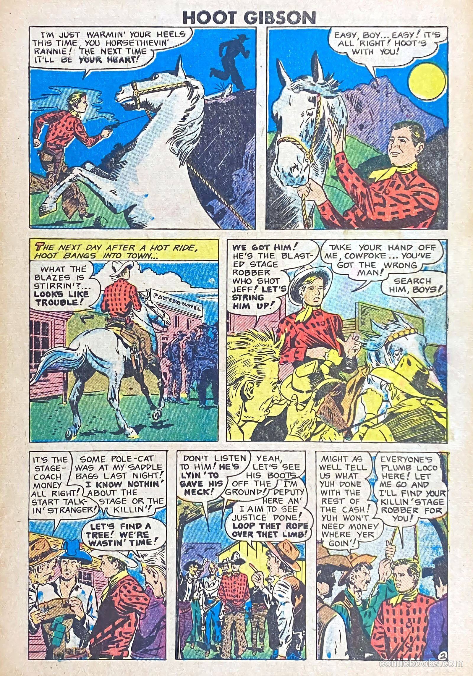 Hoot Gibson #3 (1950) — page 3 of 35