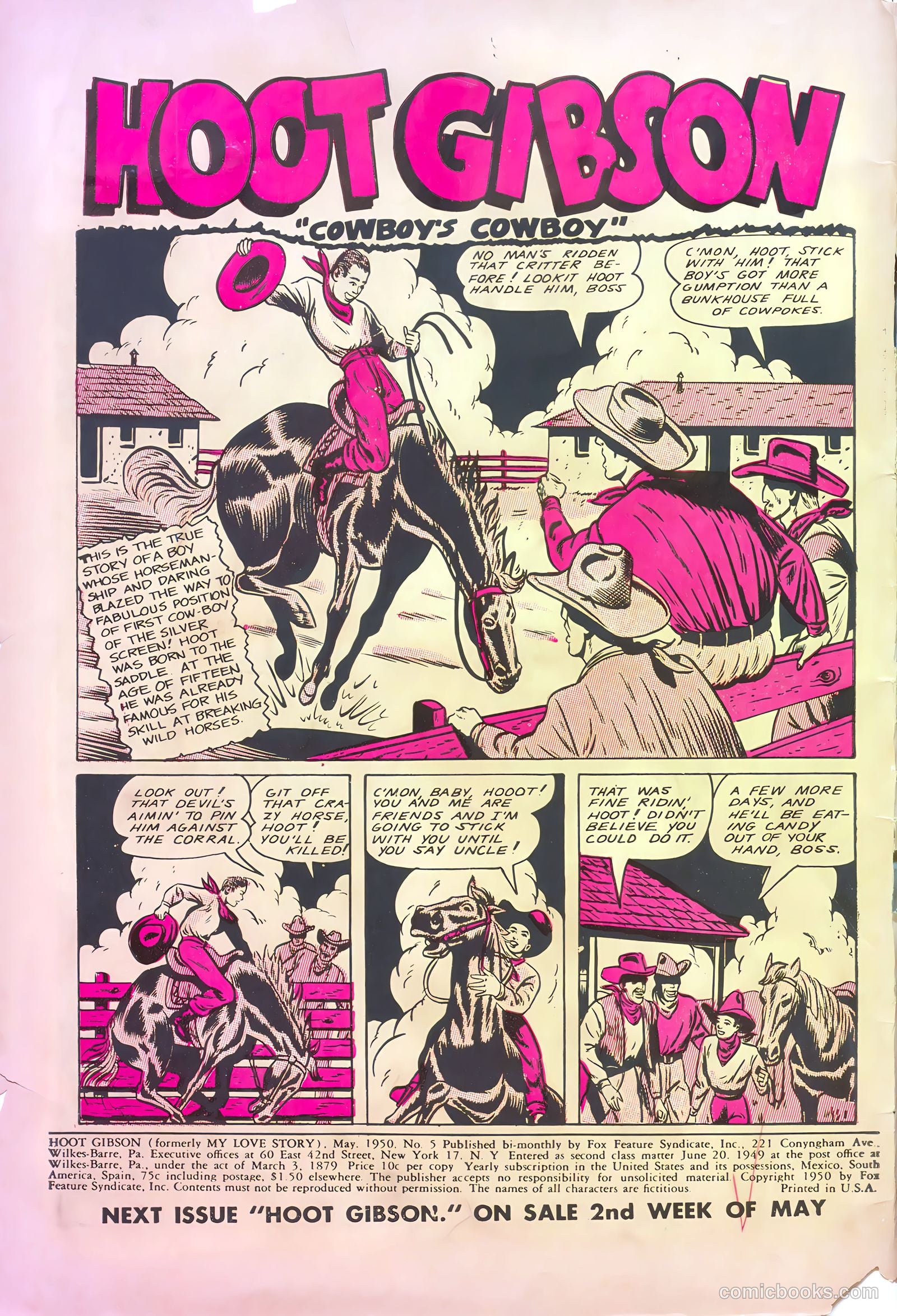 Hoot Gibson #5 (1950) — page 2 of 36