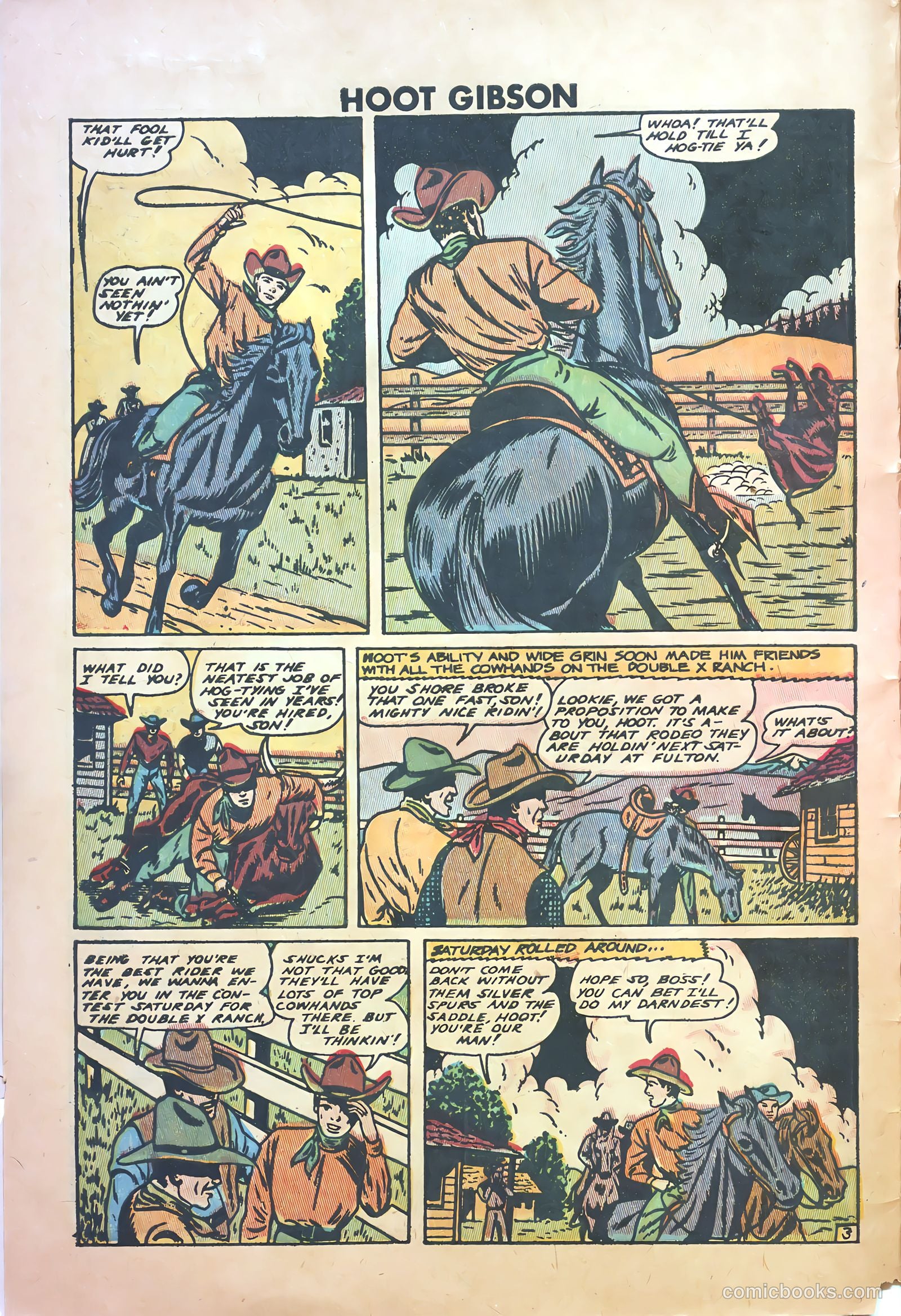 Hoot Gibson #5 (1950) — page 4 of 36