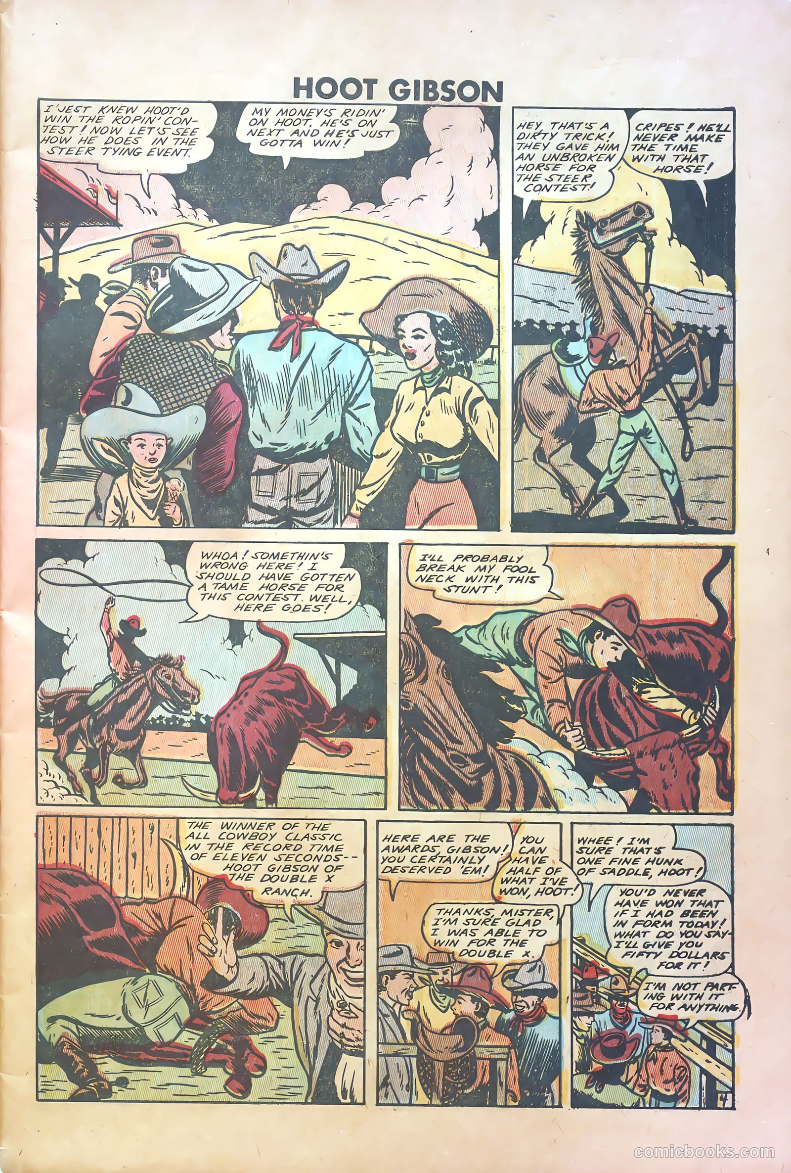 Hoot Gibson #5 (1950) — page 5 of 36