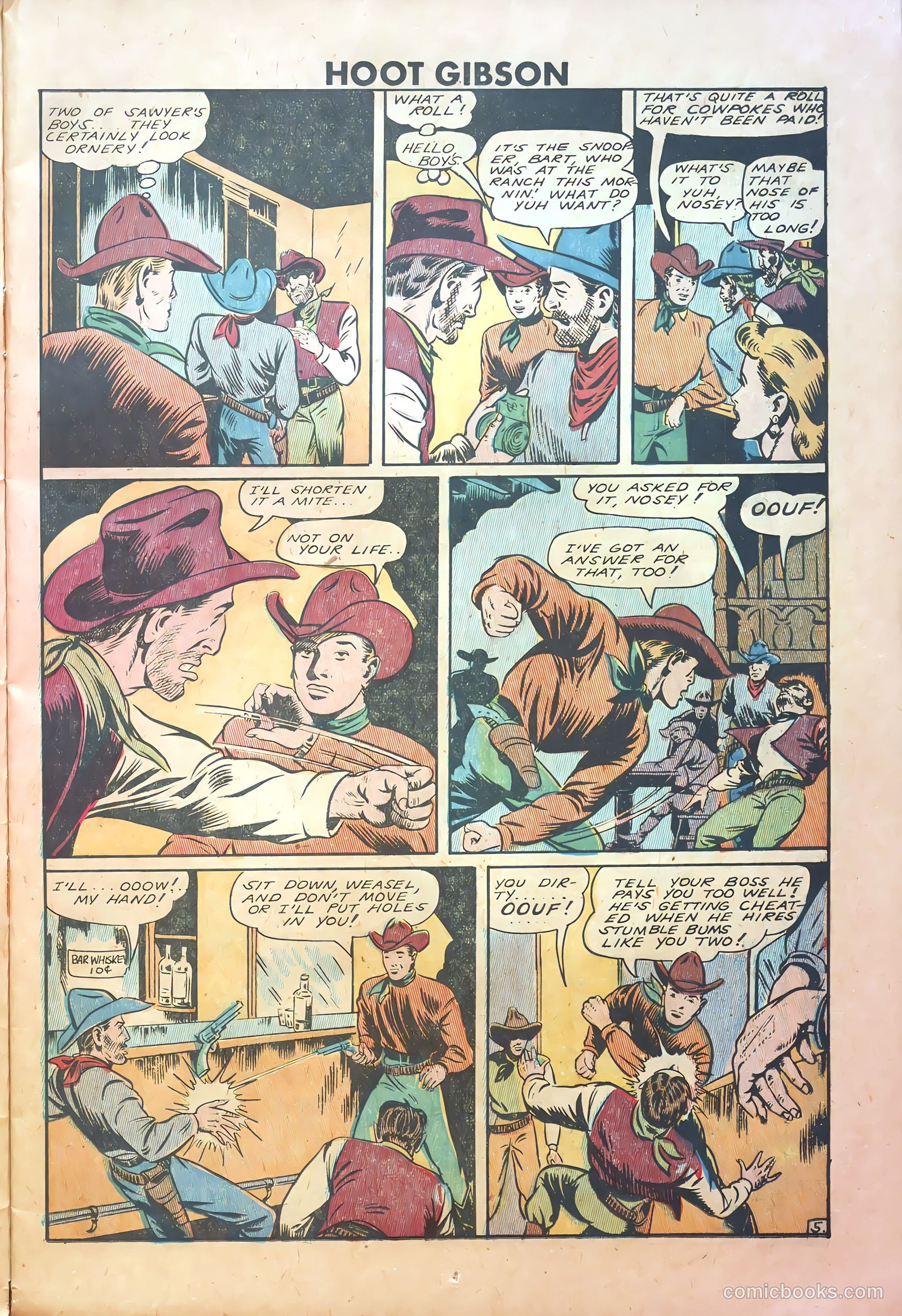 Hoot Gibson #5 (1950) — page 11 of 36