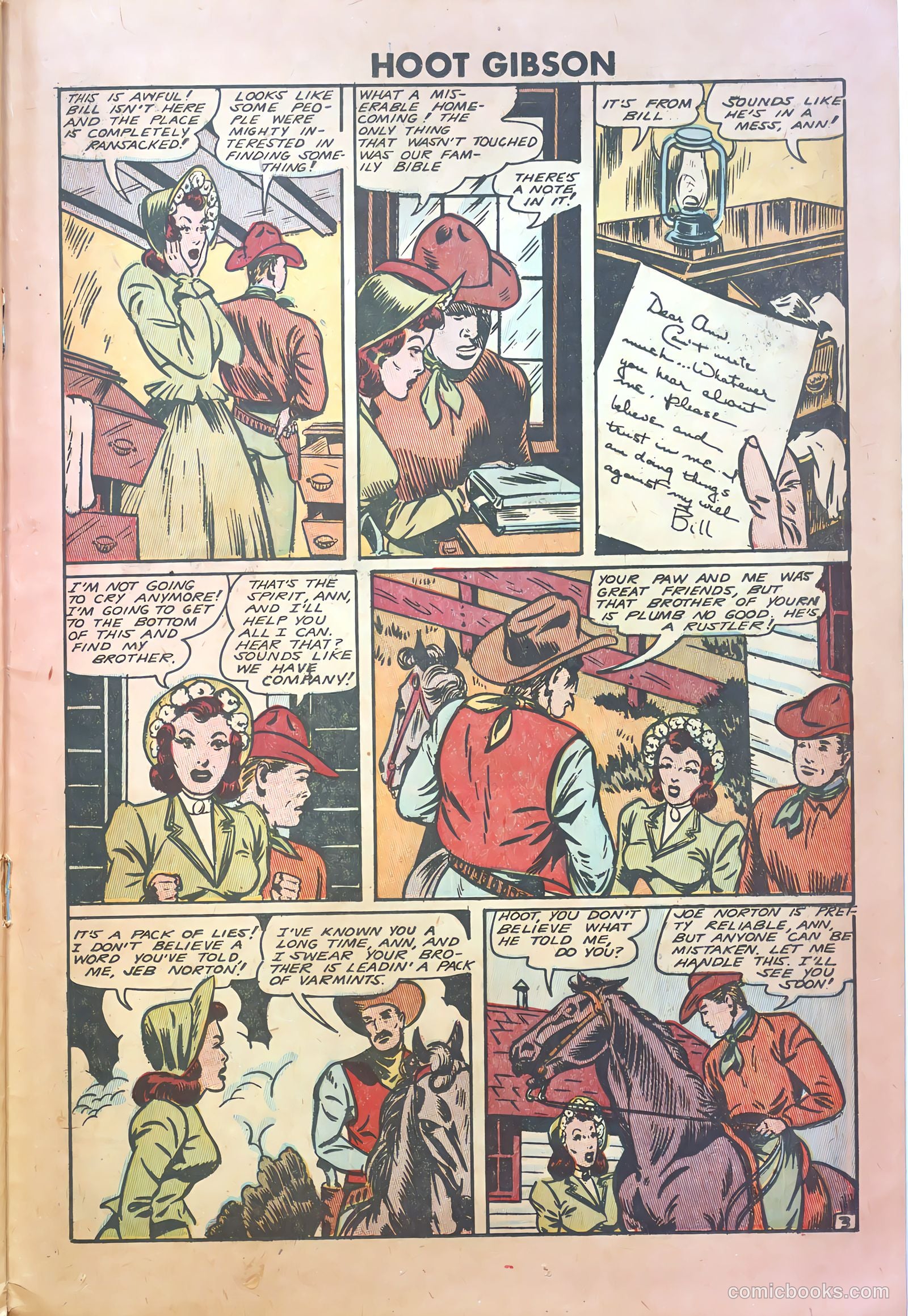 Hoot Gibson #5 (1950) — page 25 of 36
