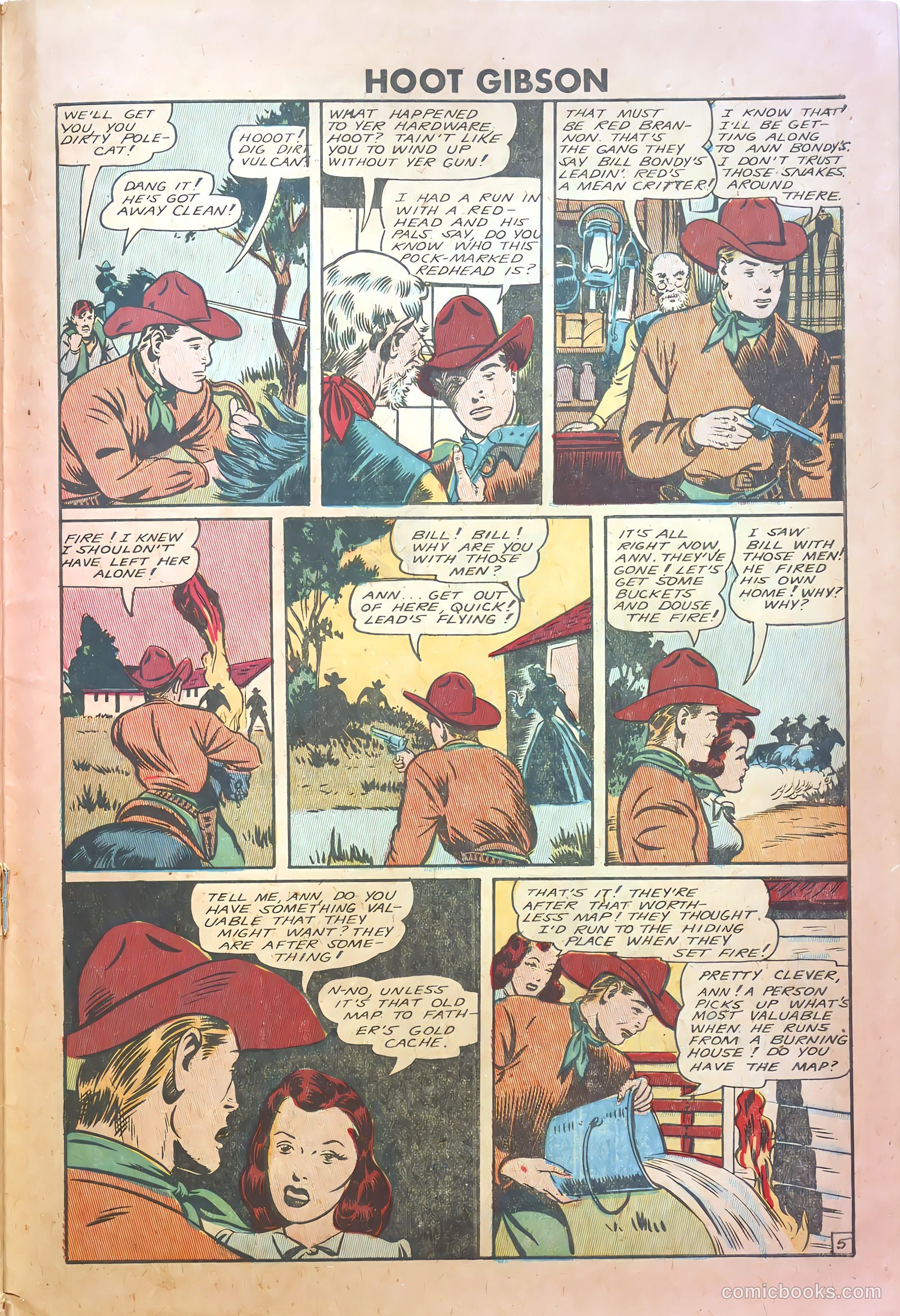 Hoot Gibson #5 (1950) — page 27 of 36