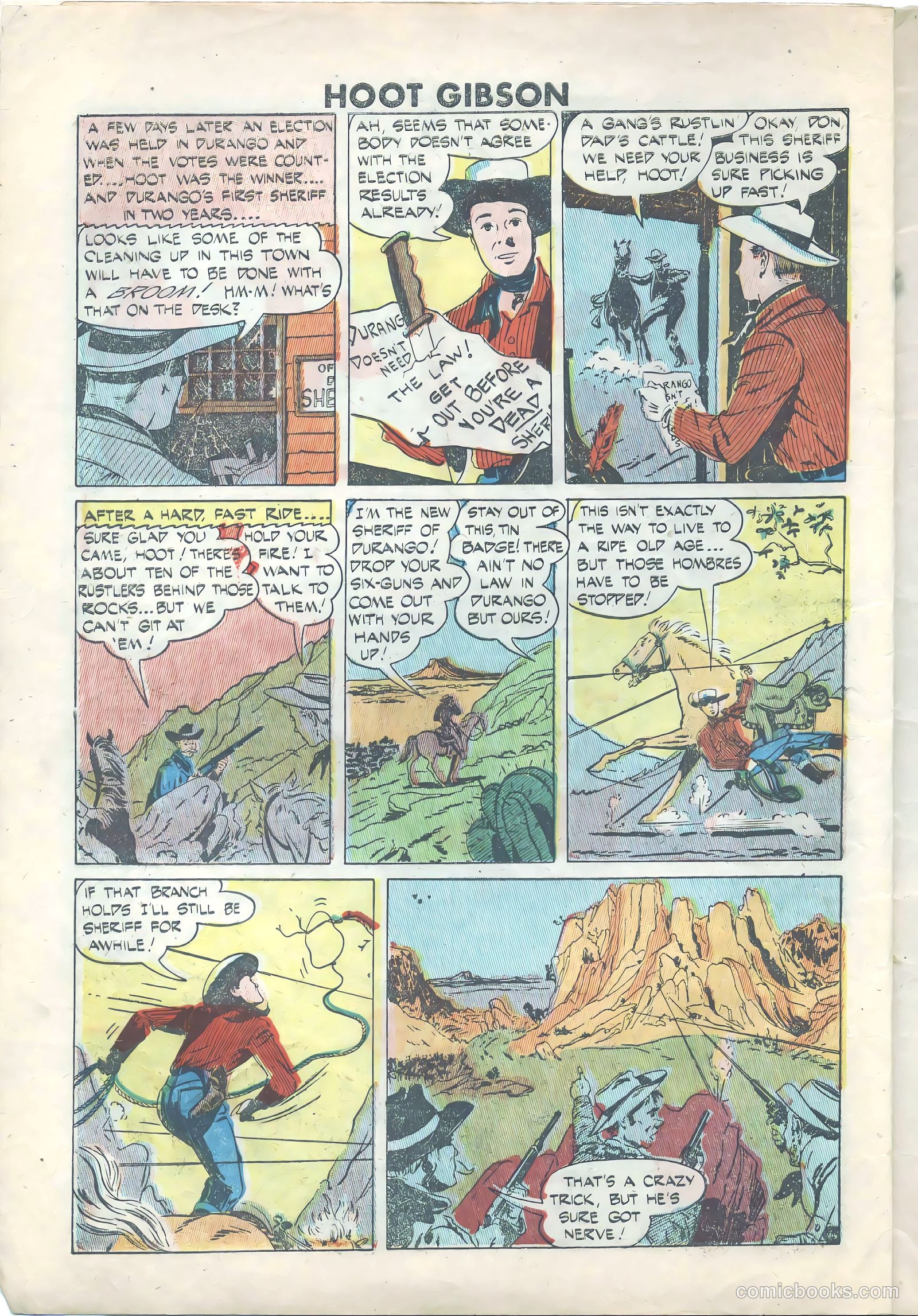 Hoot Gibson #6 (1950) — page 6 of 36