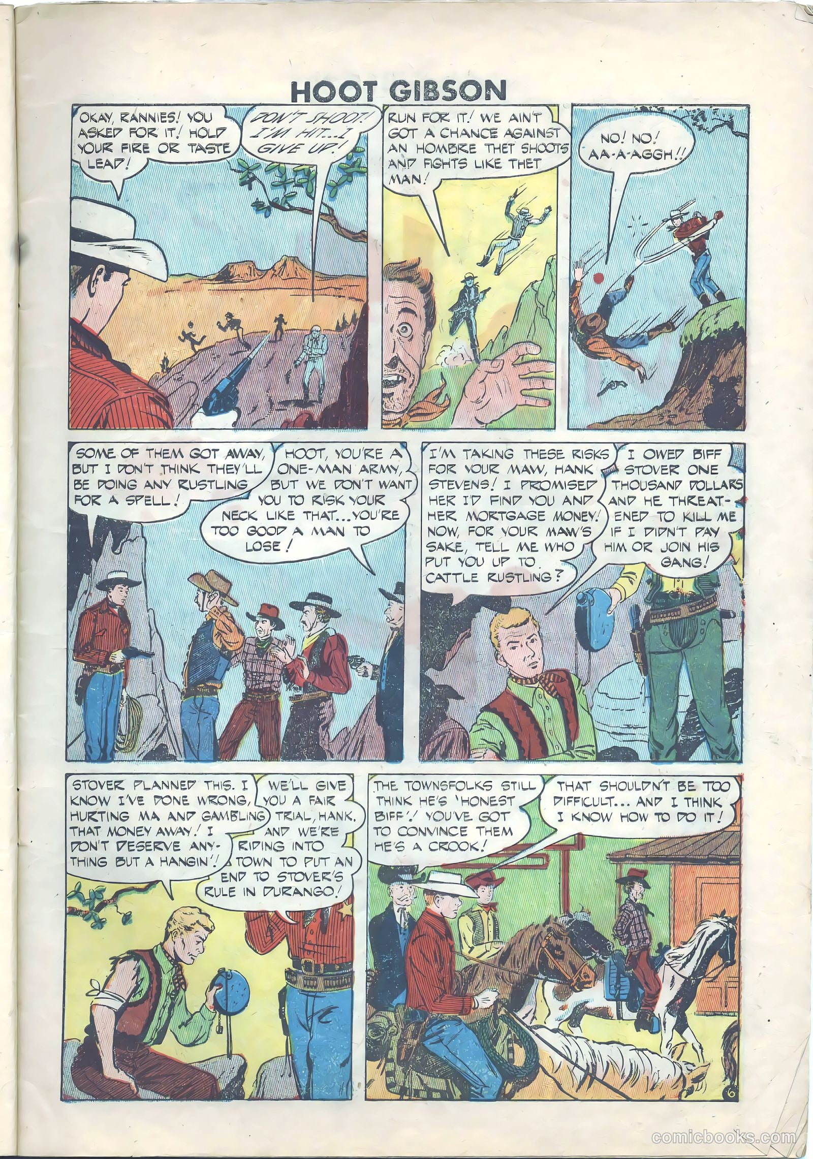 Hoot Gibson #6 (1950) — page 7 of 36