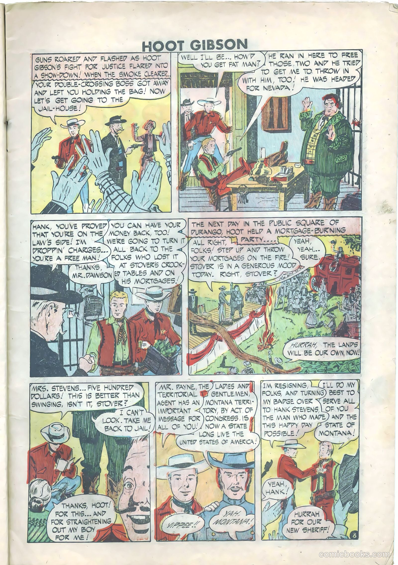 Hoot Gibson #6 (1950) — page 9 of 36