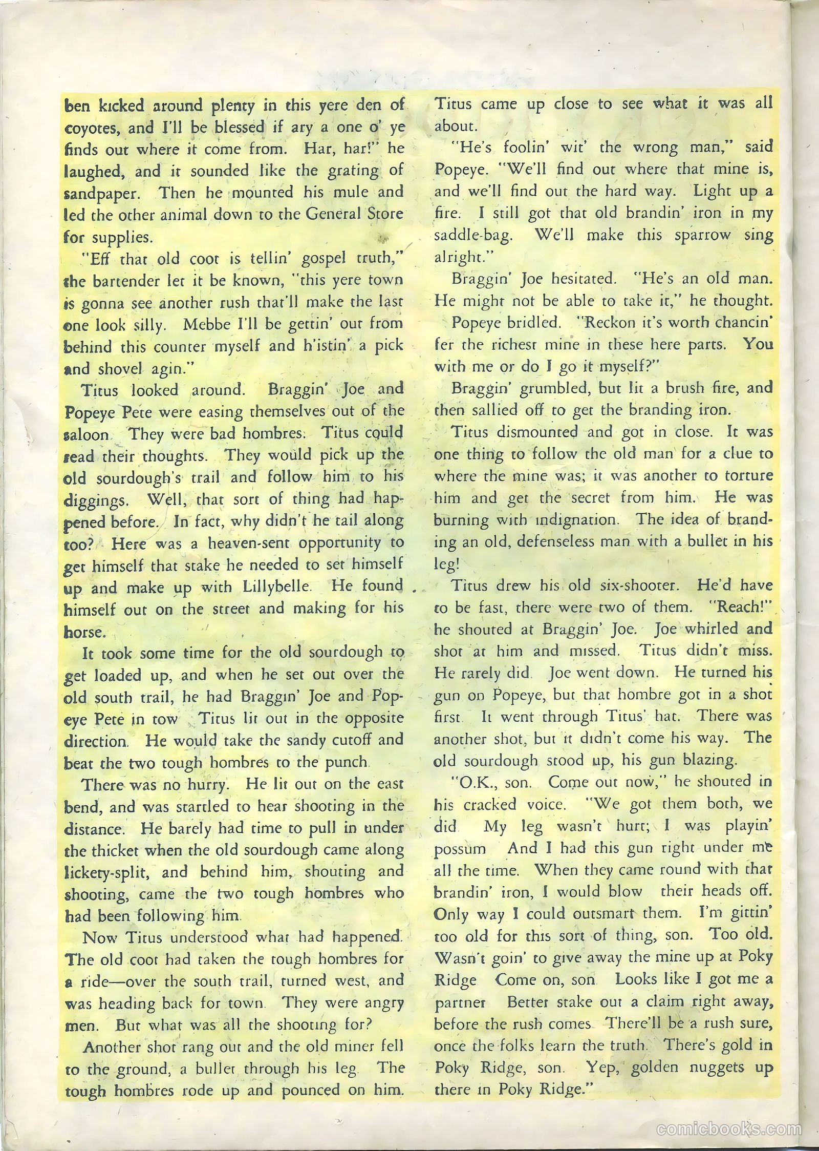Hoot Gibson #6 (1950) — page 24 of 36