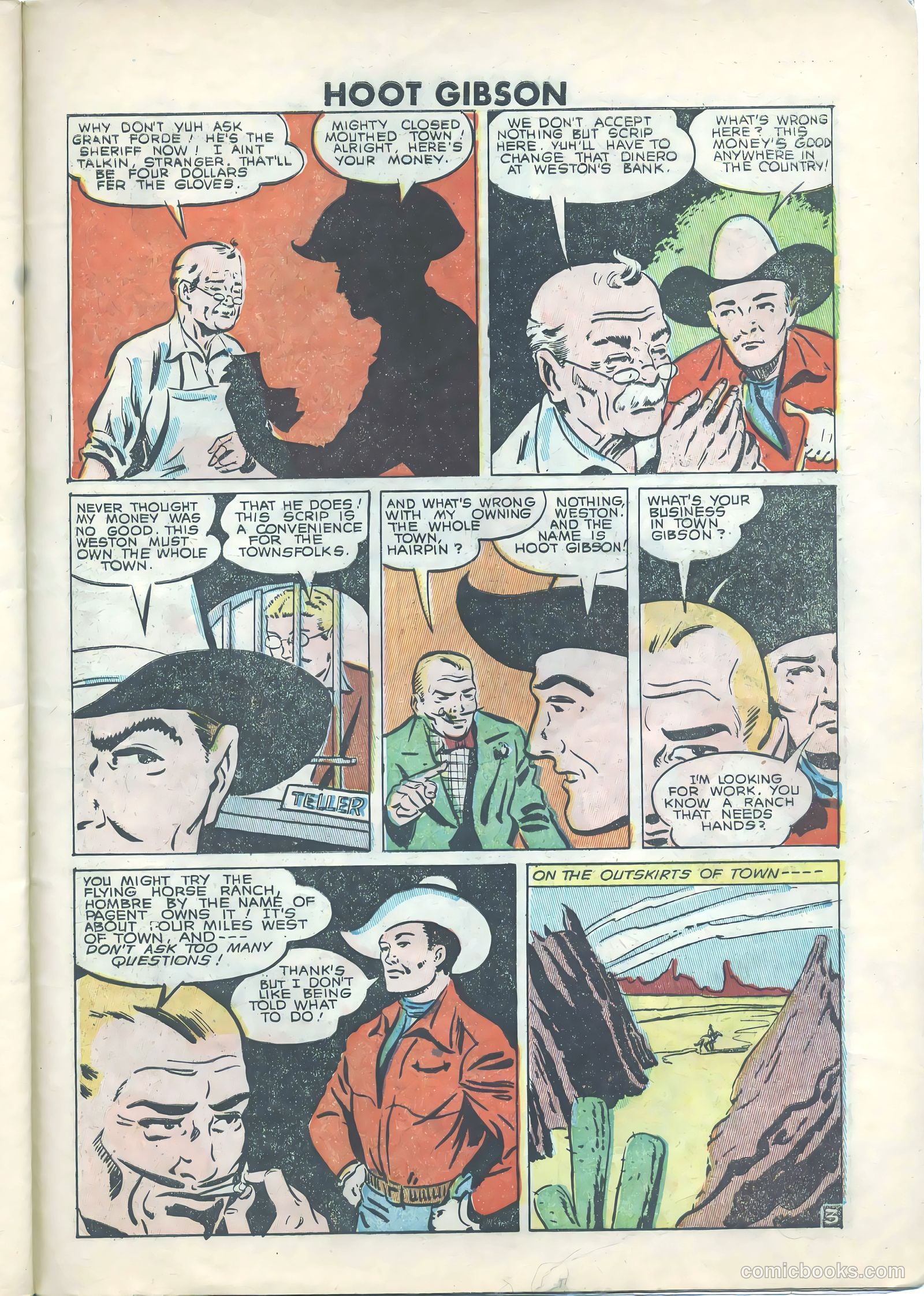 Hoot Gibson #6 (1950) — page 27 of 36